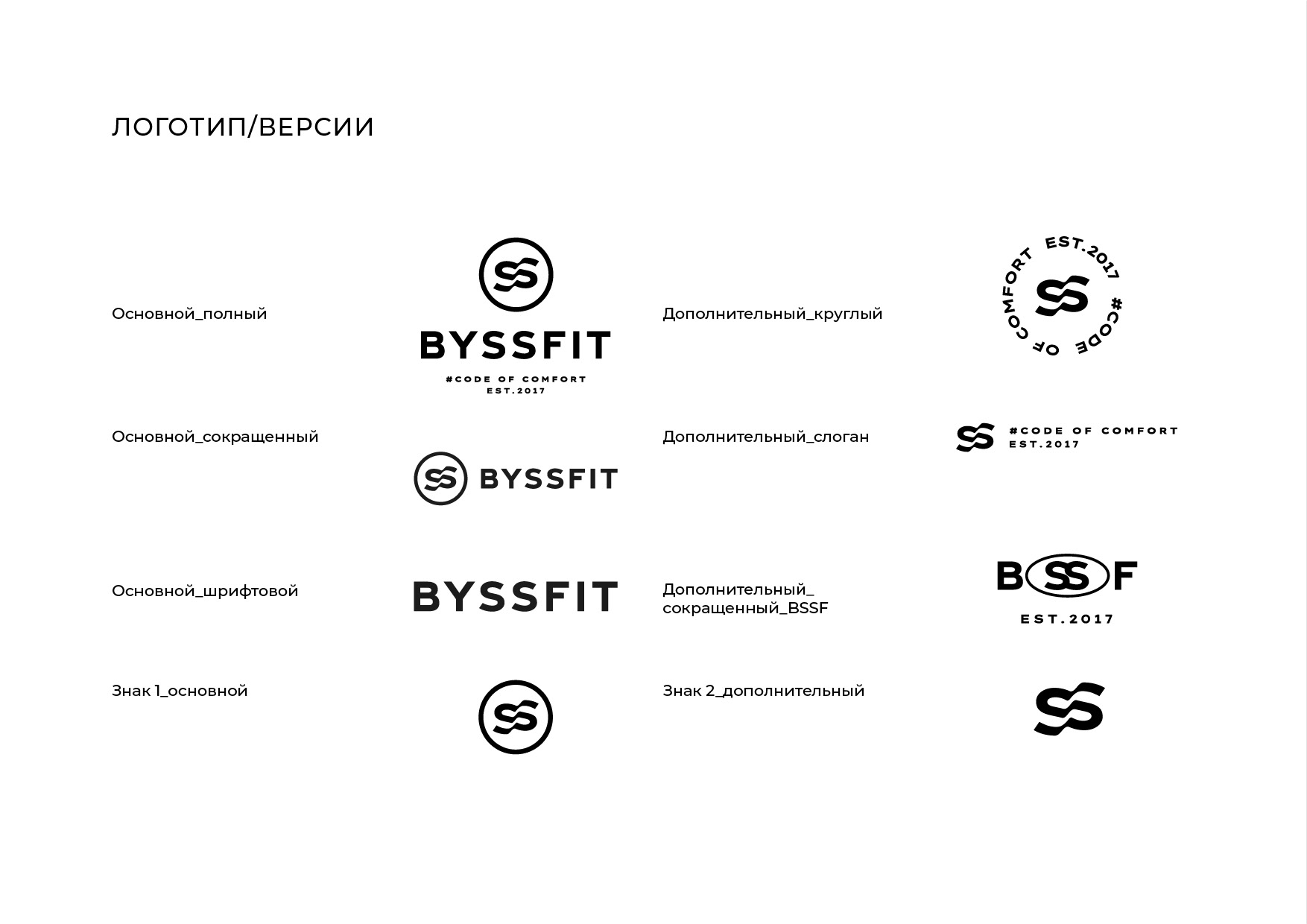 BYSSFIT Clothes Logo & Brand Identity — Изображение №10 — Брендинг на Dprofile