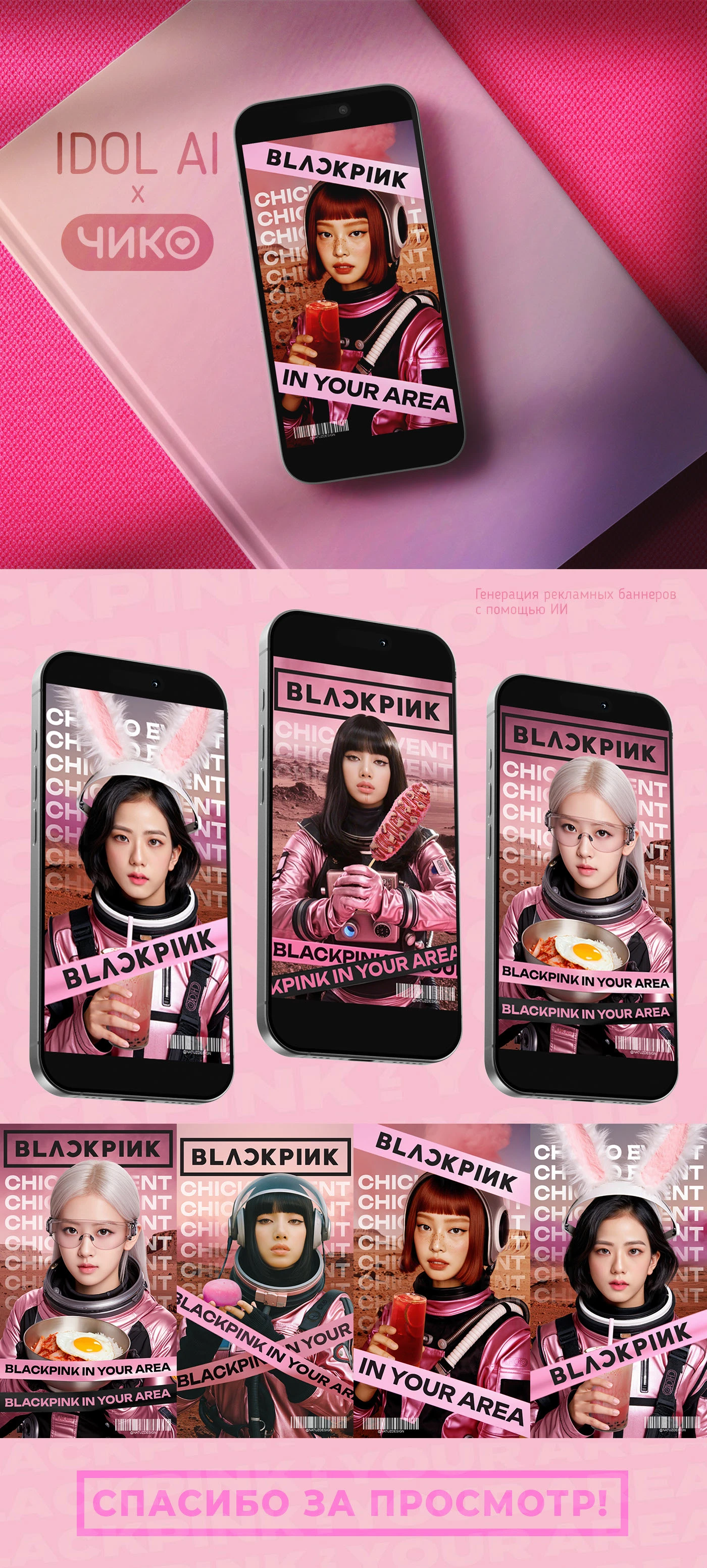 BLACKPINK & AI. CHICKO — Изображение №1 — Иллюстрация, Графика на Dprofile