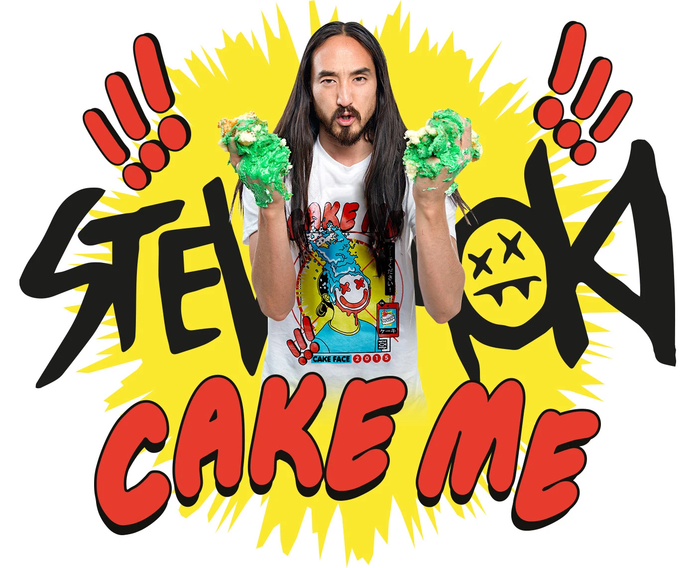 Принт "Cake me" Steve Aoki — Изображение №1 — Брендинг, Графика на Dprofile