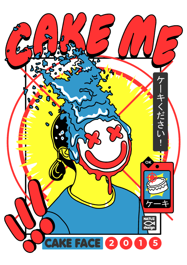 Принт "Cake me" Steve Aoki — Изображение №3 — Брендинг, Графика на Dprofile