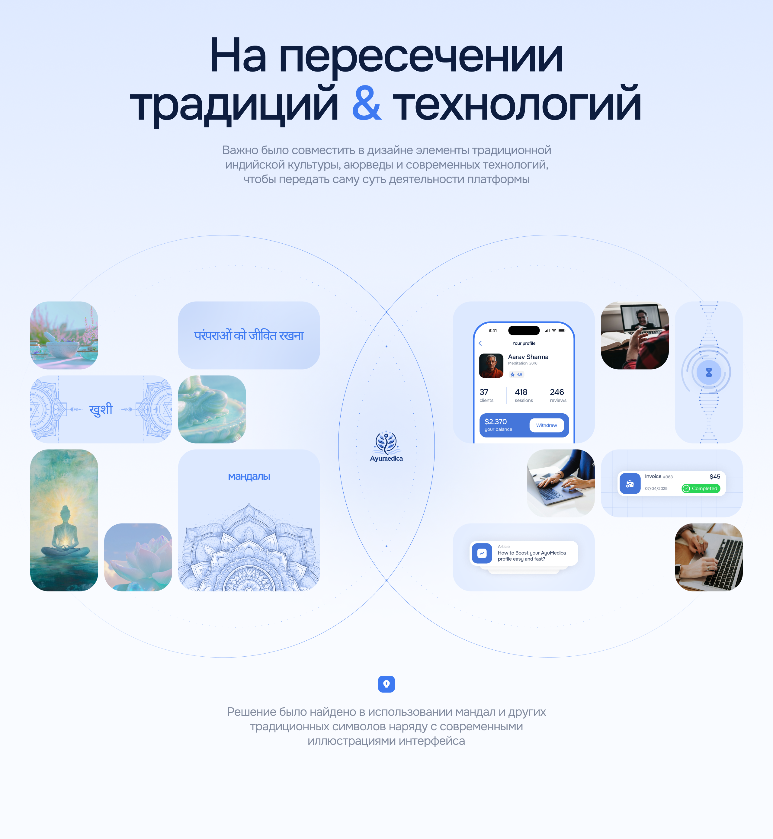 AyuMedica | Лендинг и платформа для индийской медицины — Изображение №4 — Интерфейсы на Dprofile
