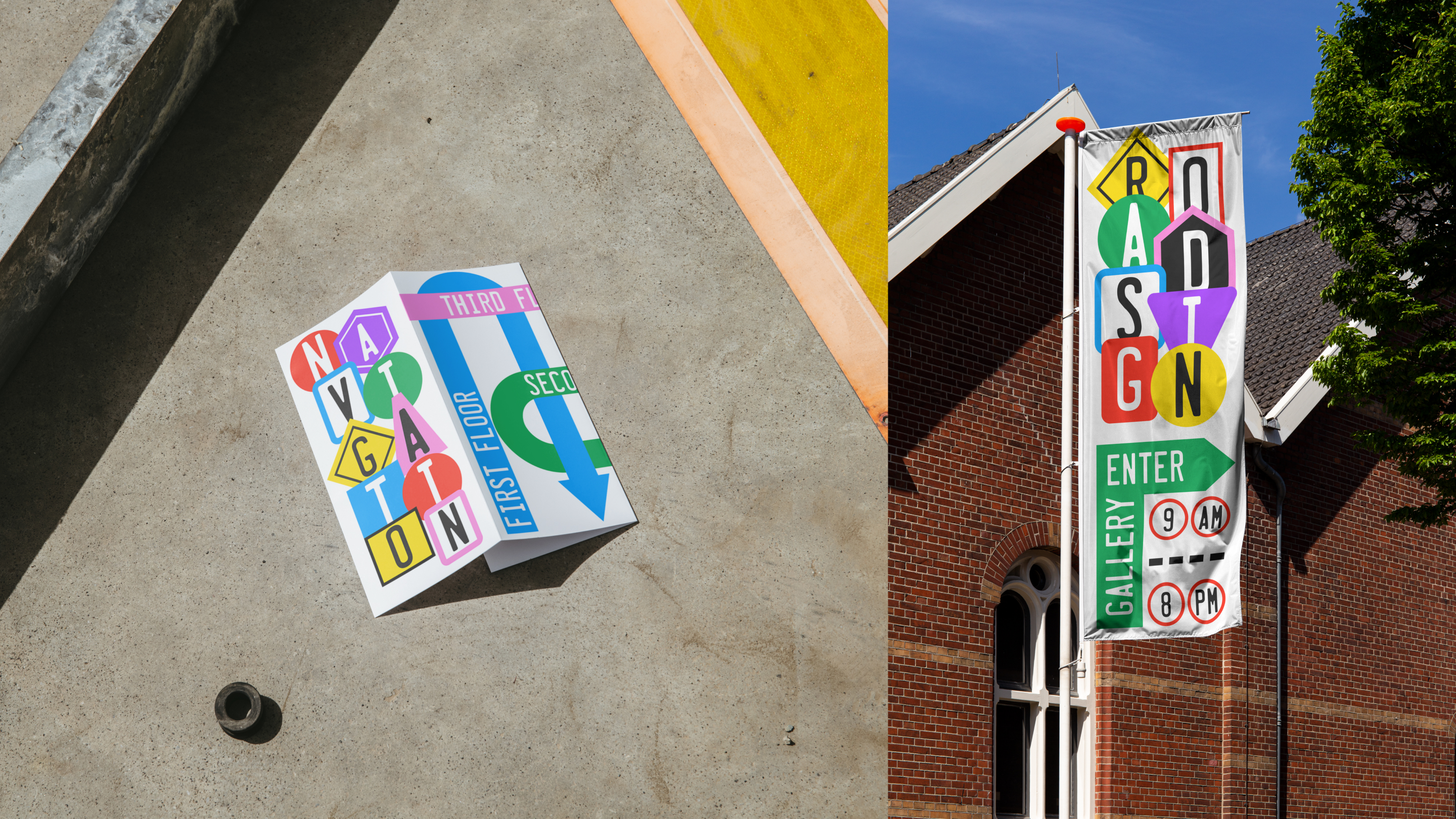 Айдентика музея дорожных знаков «Road Sign Gallery» — Изображение №5 — Брендинг, Графика на Dprofile