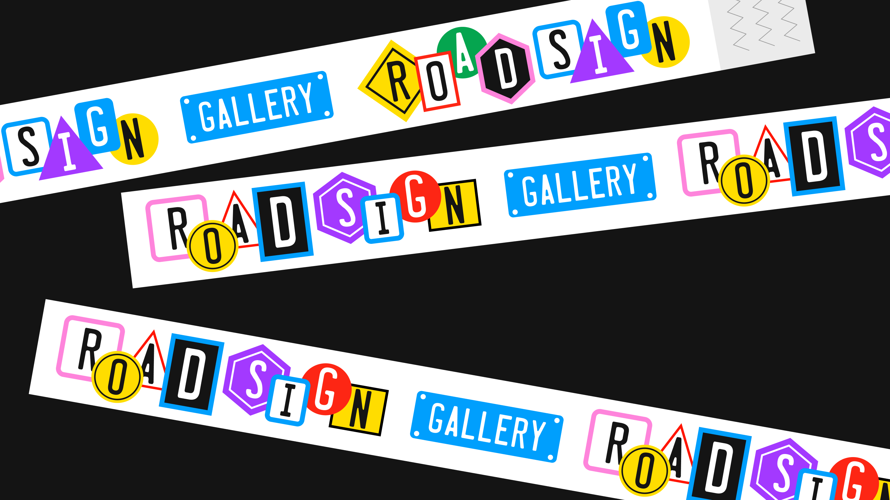 Айдентика музея дорожных знаков «Road Sign Gallery» — Изображение №4 — Брендинг, Графика на Dprofile