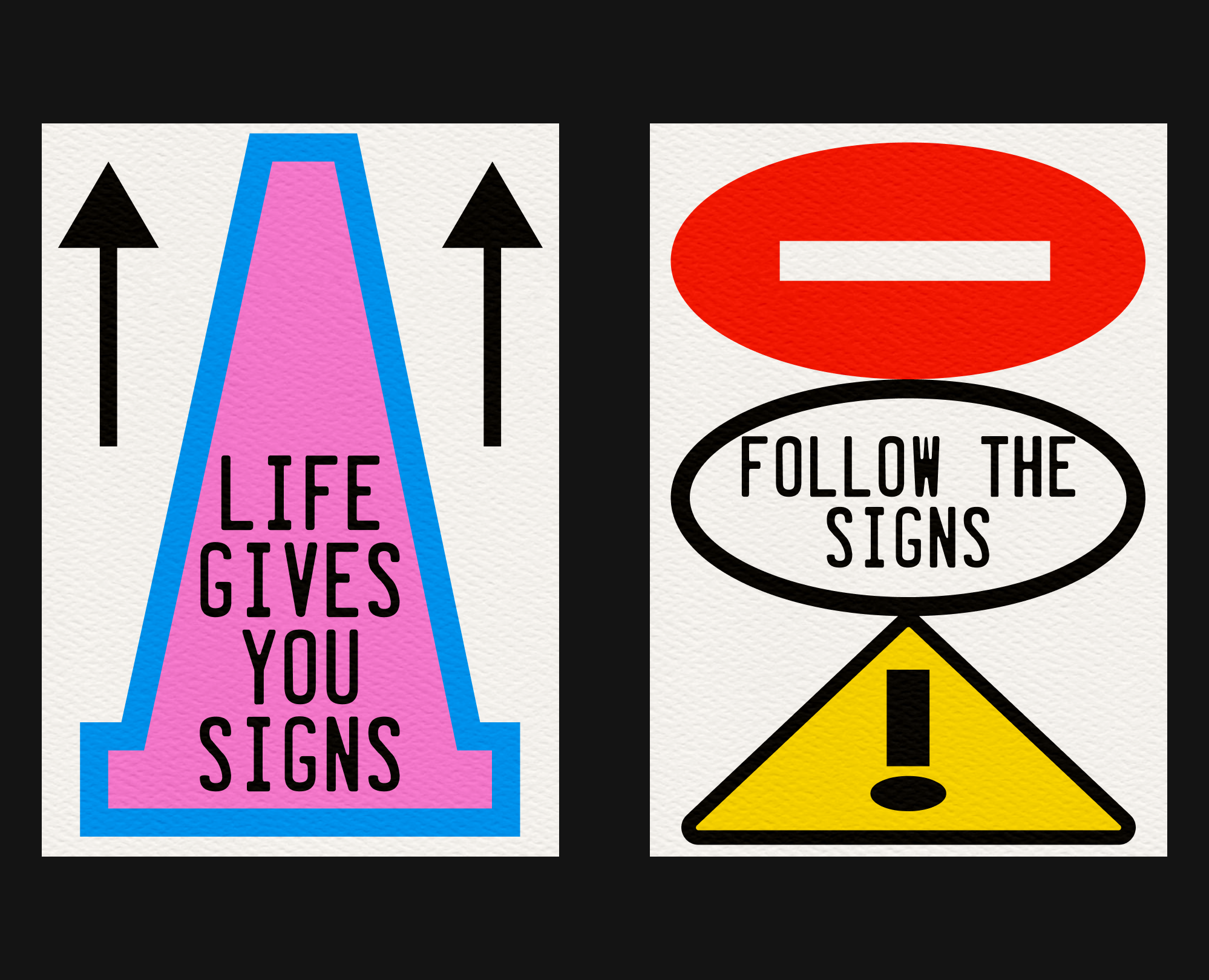 Айдентика музея дорожных знаков «Road Sign Gallery» на Dprofile