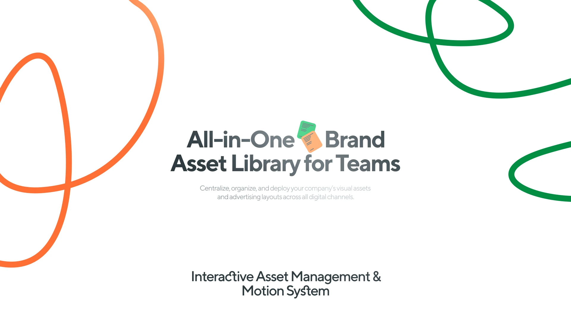 Brand Asset Library — Web Platform & Motion System — Изображение №1 — Интерфейсы, Анимация на Dprofile