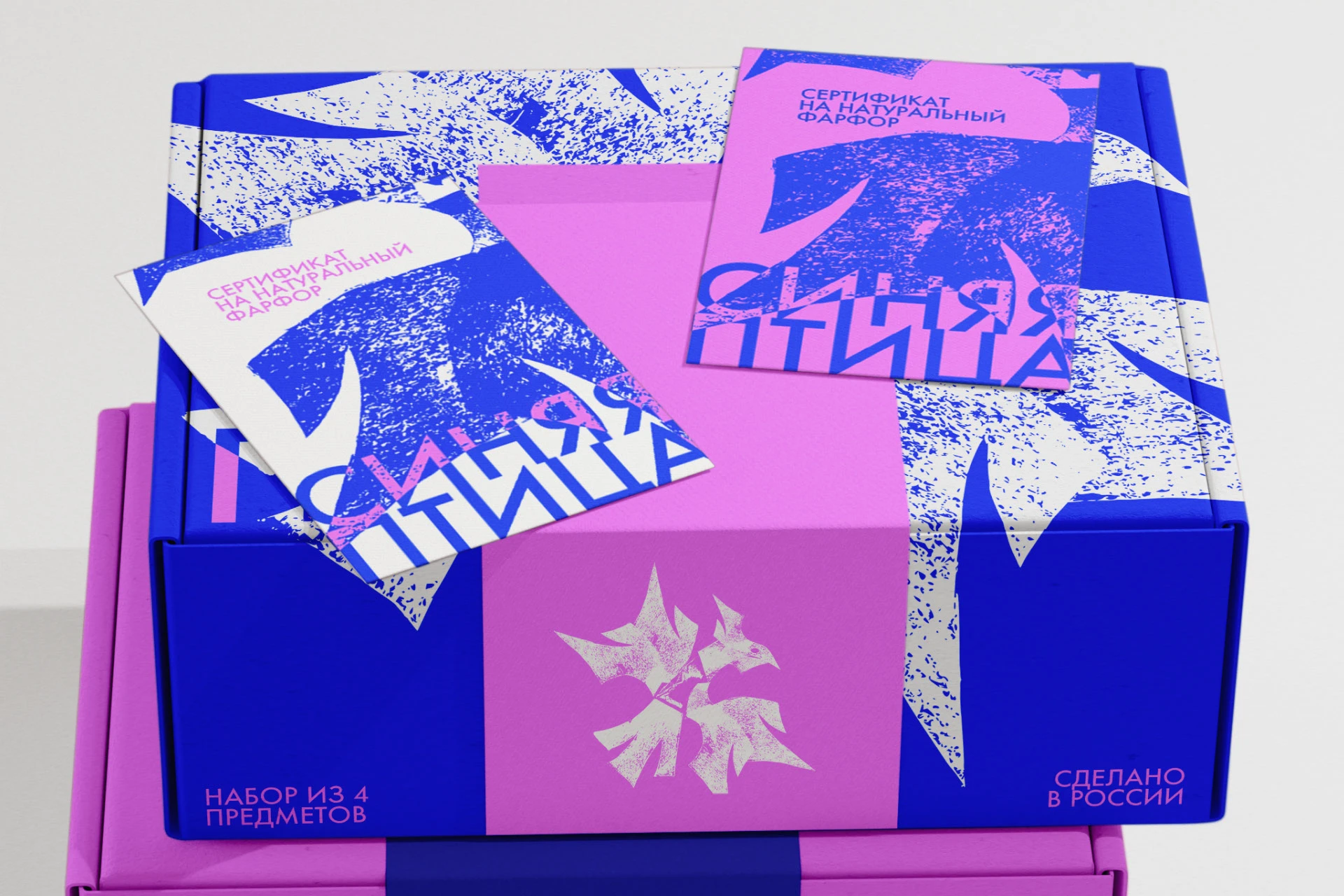 Синяя птица | натуральный фарфор — Изображение №4 — Брендинг, Графика на Dprofile