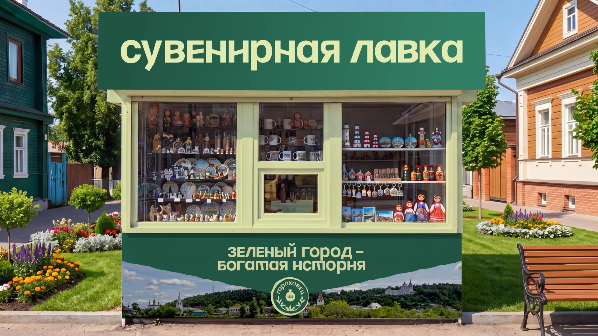 Бренд города Гороховец — Изображение №24 — Брендинг, Графика на Dprofile