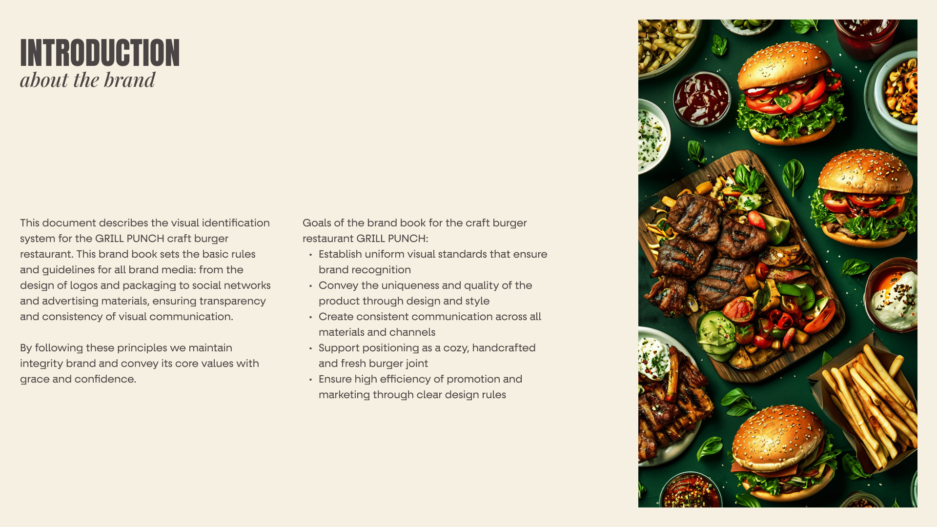 Branding of the craft burger restaurant Grill Punch — Изображение №3 — Брендинг на Dprofile