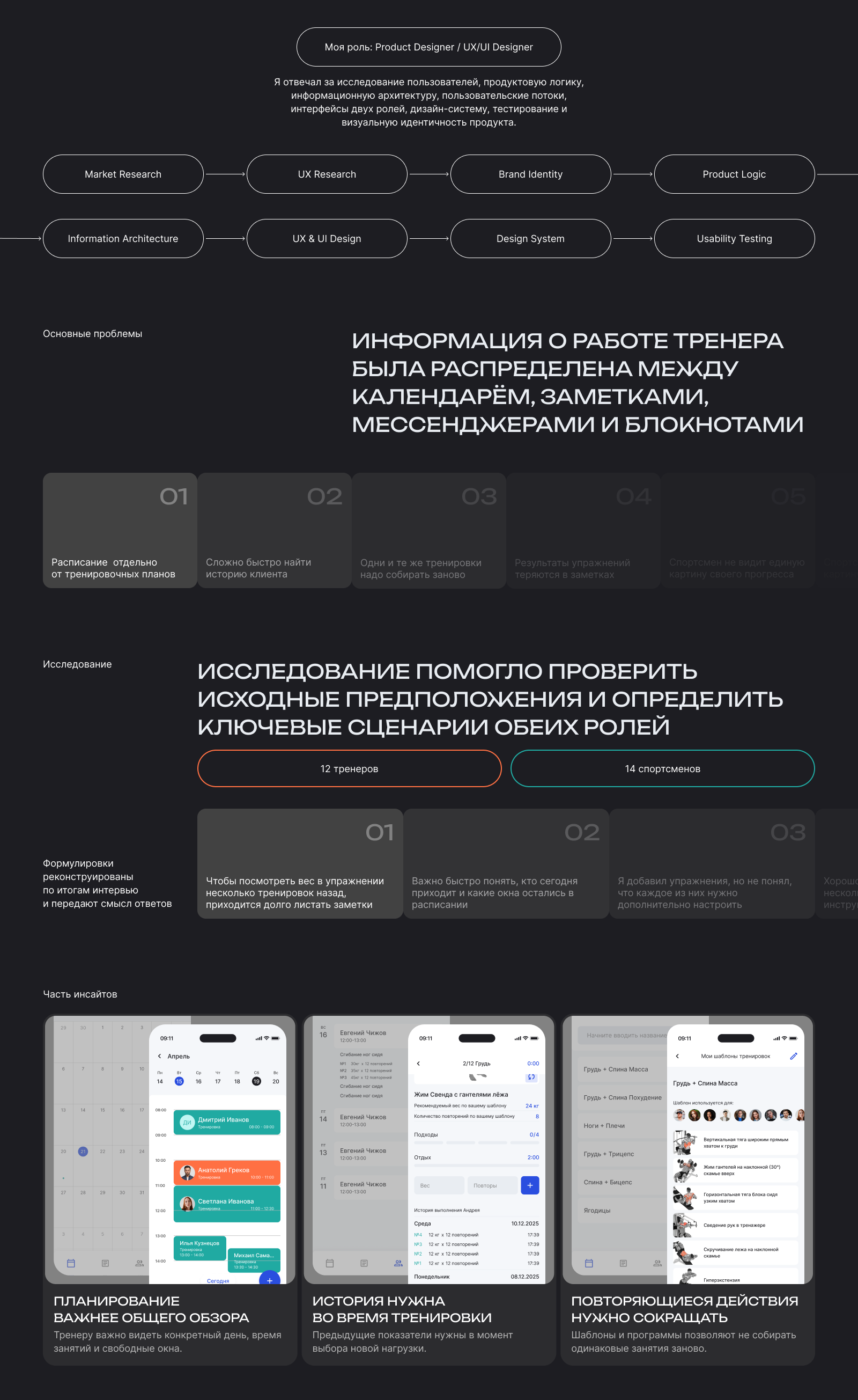 Tracot — приложение для тренеров и спортсменов — Изображение №2 — Интерфейсы на Dprofile