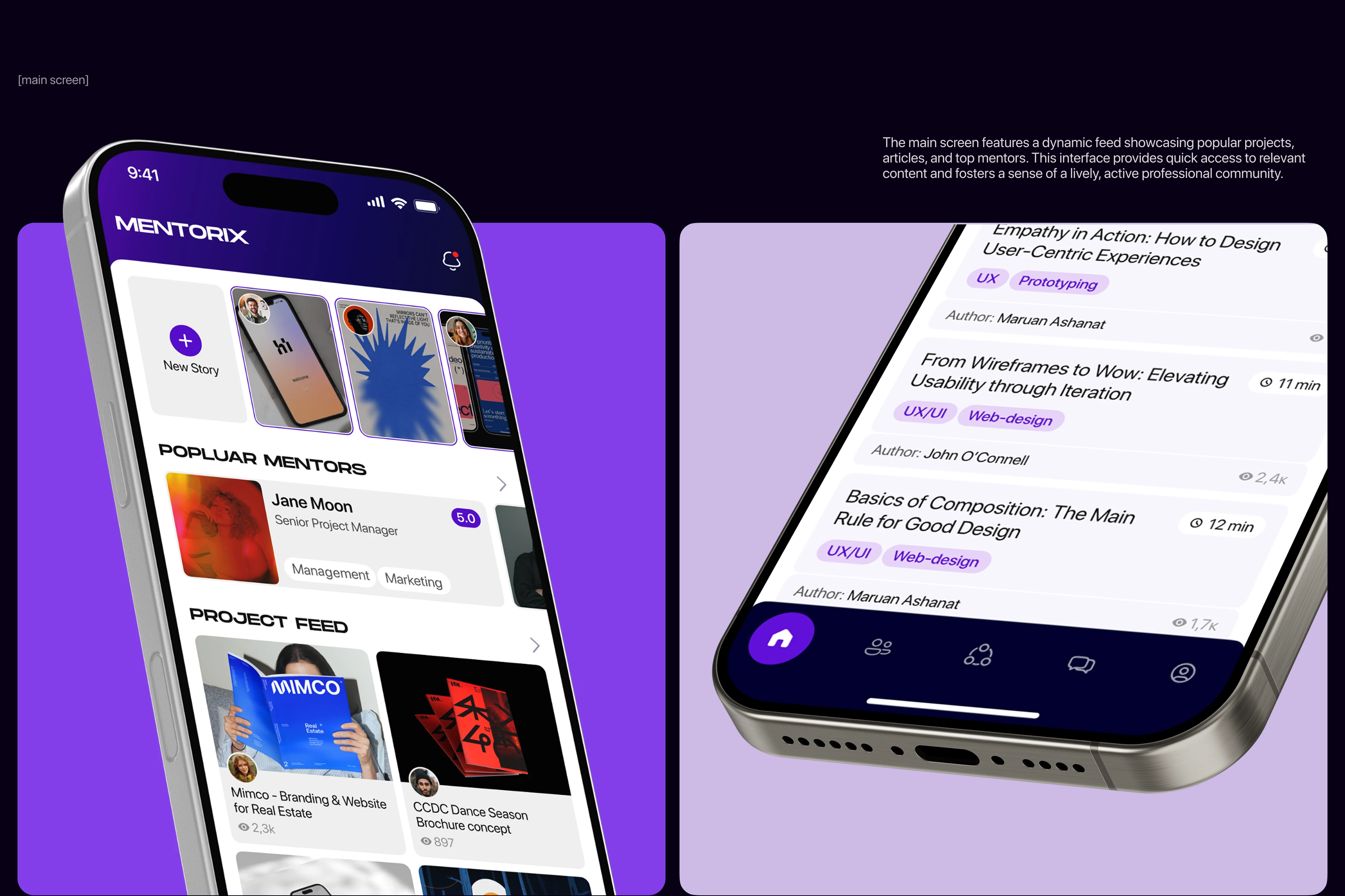 Mentorix — Mentor Finding Platform — Изображение №8 — Интерфейсы на Dprofile