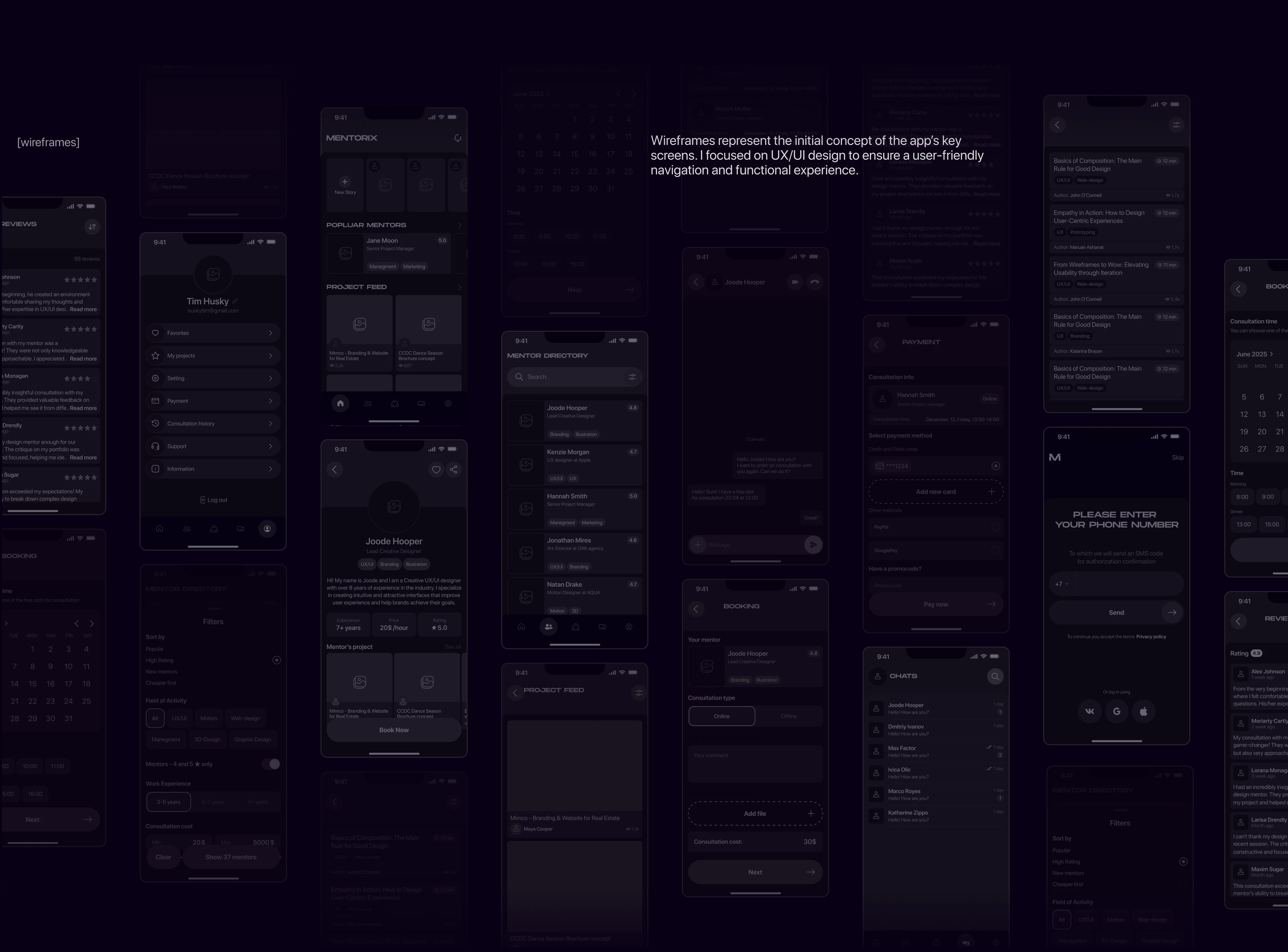 Mentorix — Mentor Finding Platform — Изображение №14 — Интерфейсы на Dprofile