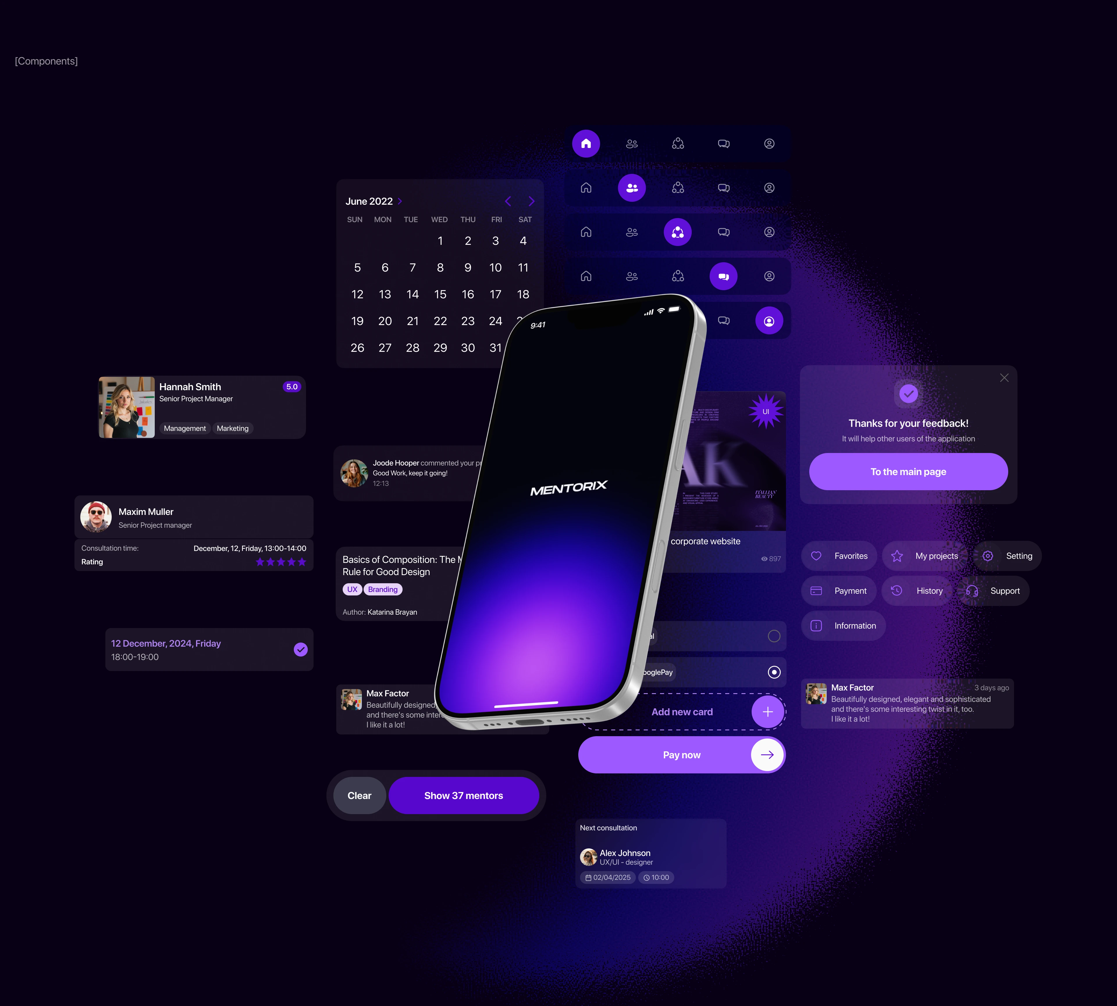 Mentorix — Mentor Finding Platform — Изображение №15 — Интерфейсы на Dprofile