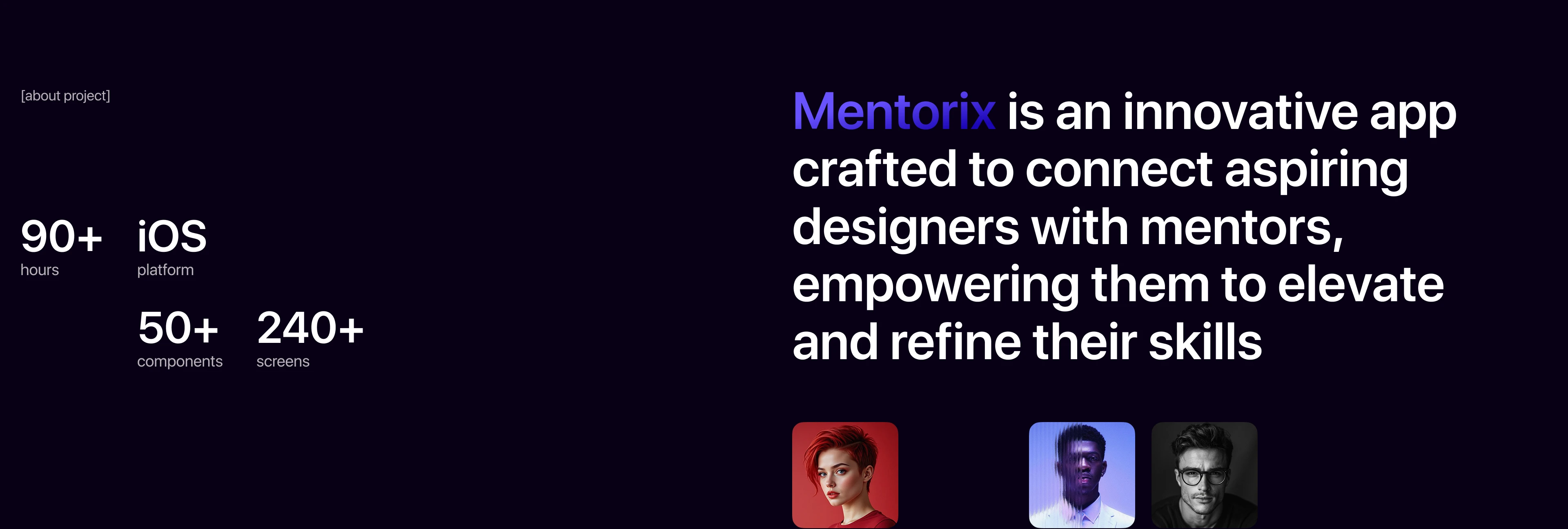 Mentorix — Mentor Finding Platform — Изображение №2 — Интерфейсы на Dprofile