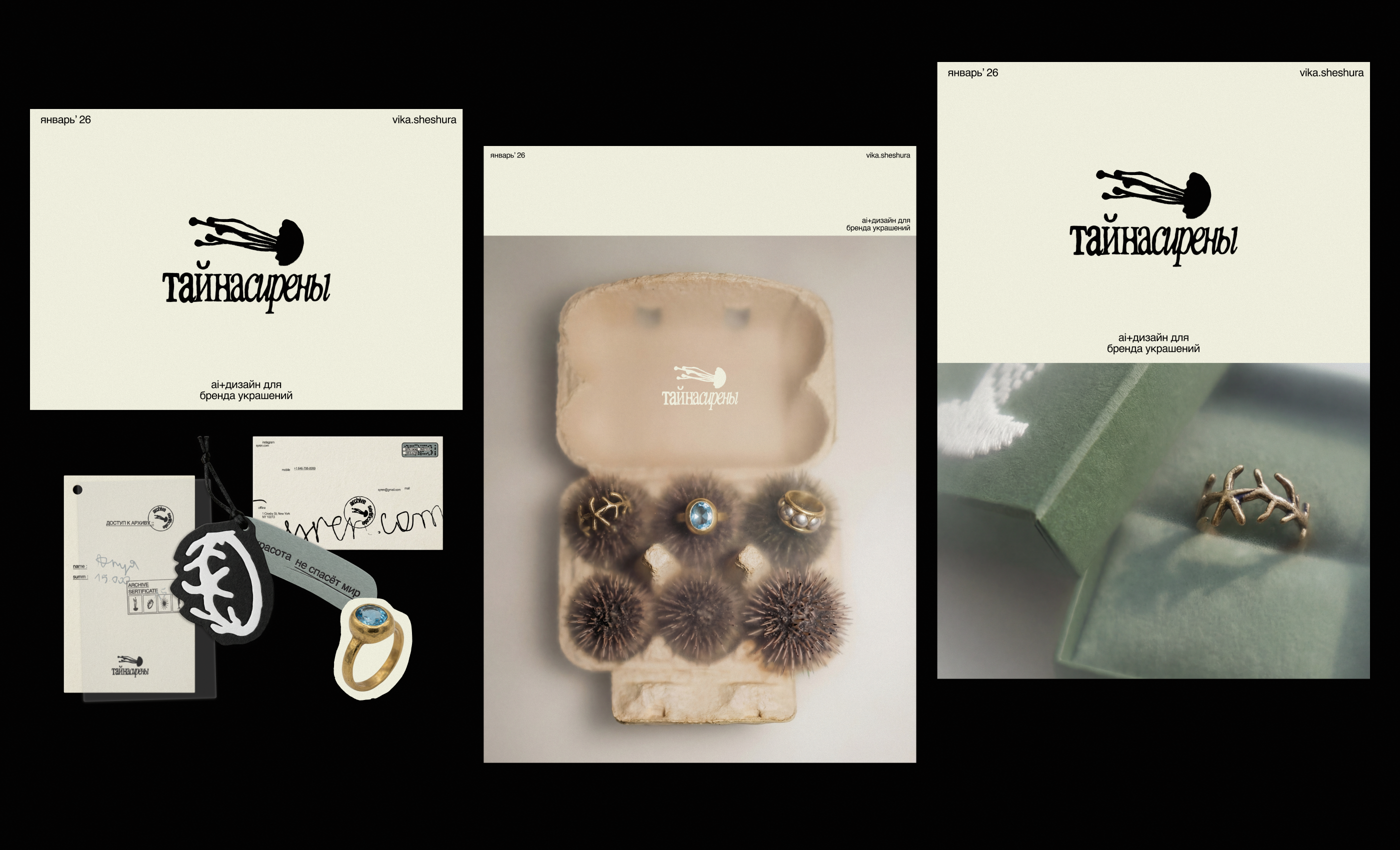 Бренд Украшений «Тайна Сирены» — Изображение №2 — Брендинг, Маркетинг на Dprofile