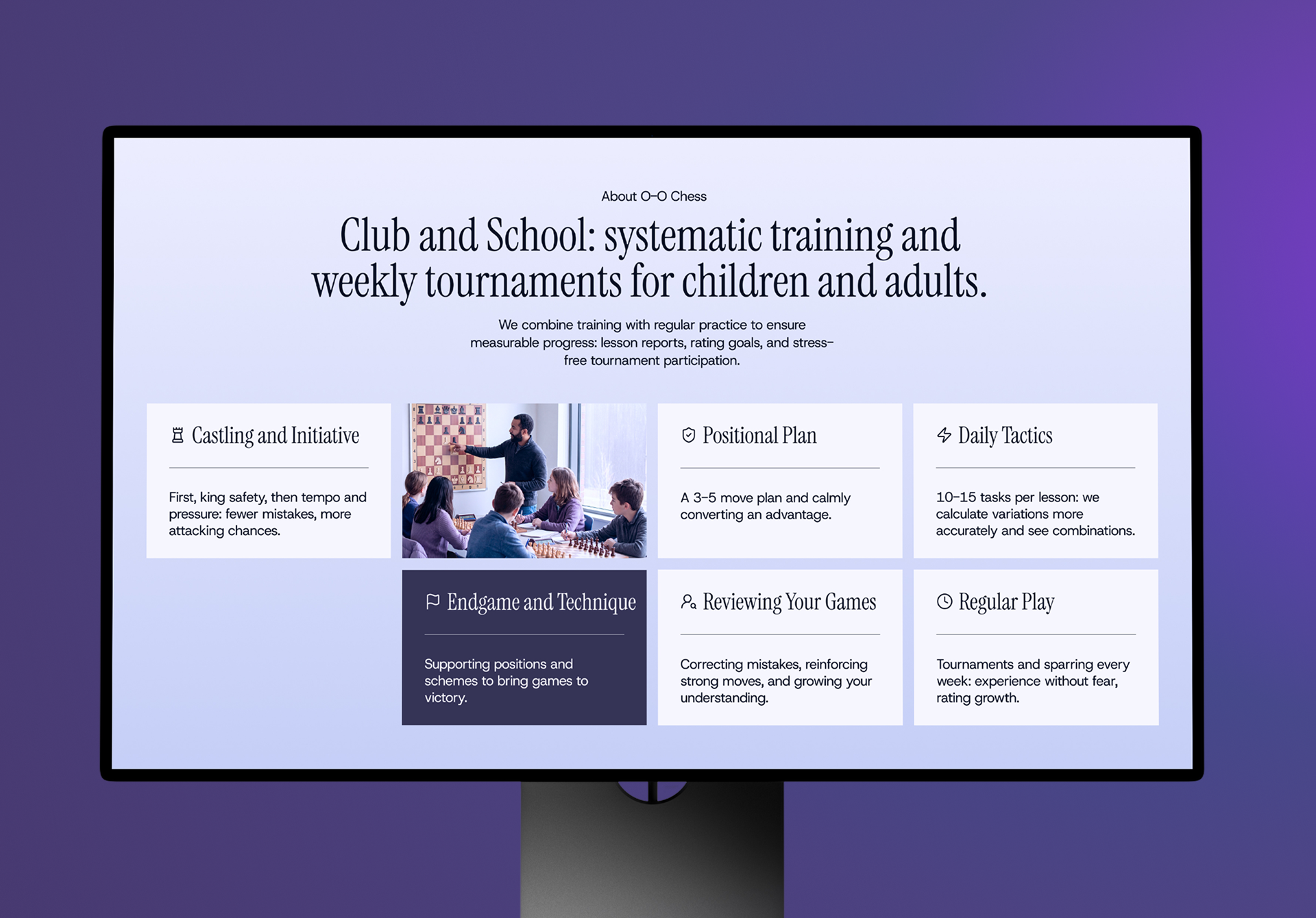 O - O Chess Club — Изображение №3 — Интерфейсы на Dprofile