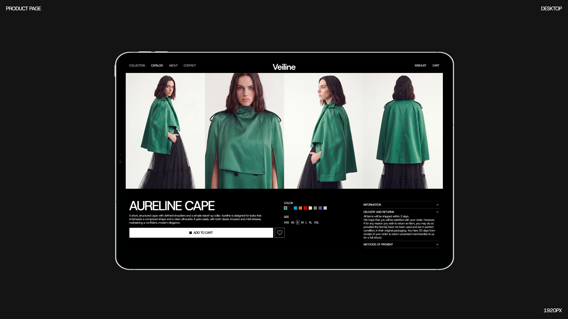 Veiline — Изображение №7 — Интерфейсы на Dprofile