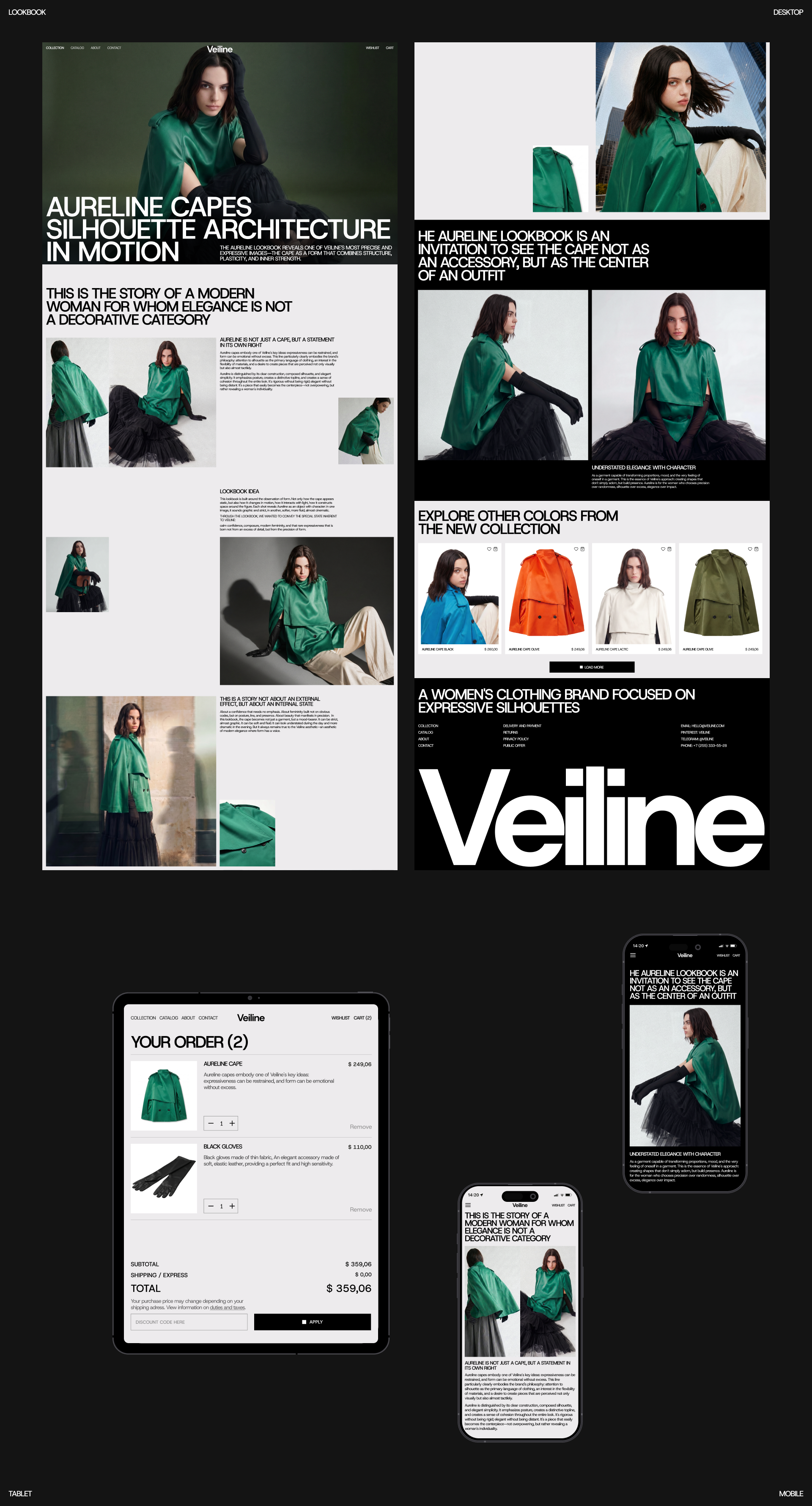 Veiline — Изображение №12 — Интерфейсы на Dprofile