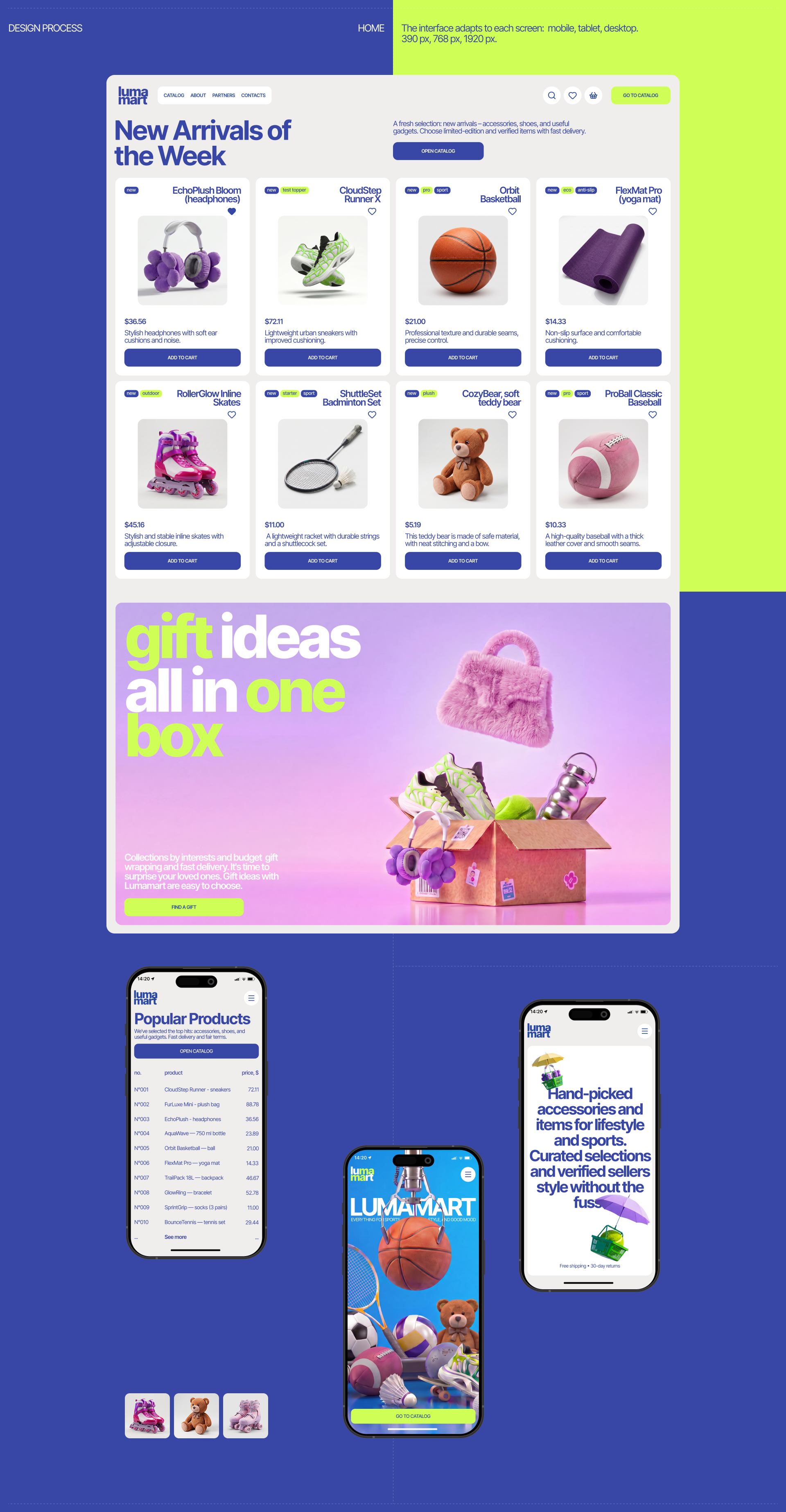 Lumamart - website — Изображение №3 — Интерфейсы на Dprofile