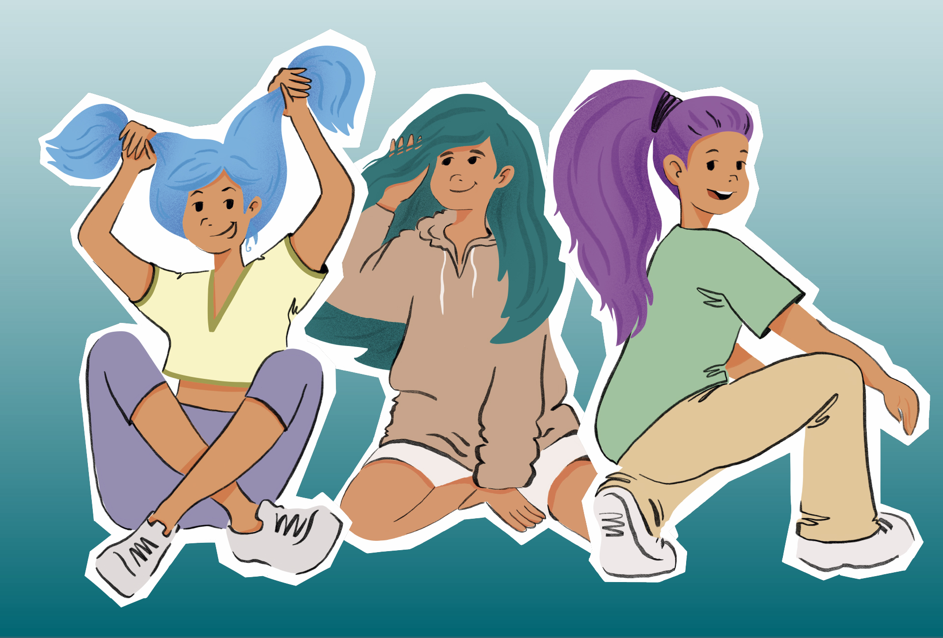 Дизайн персонажей для упаковки красок для волос — Изображение №8 — Брендинг, Иллюстрация на Dprofile