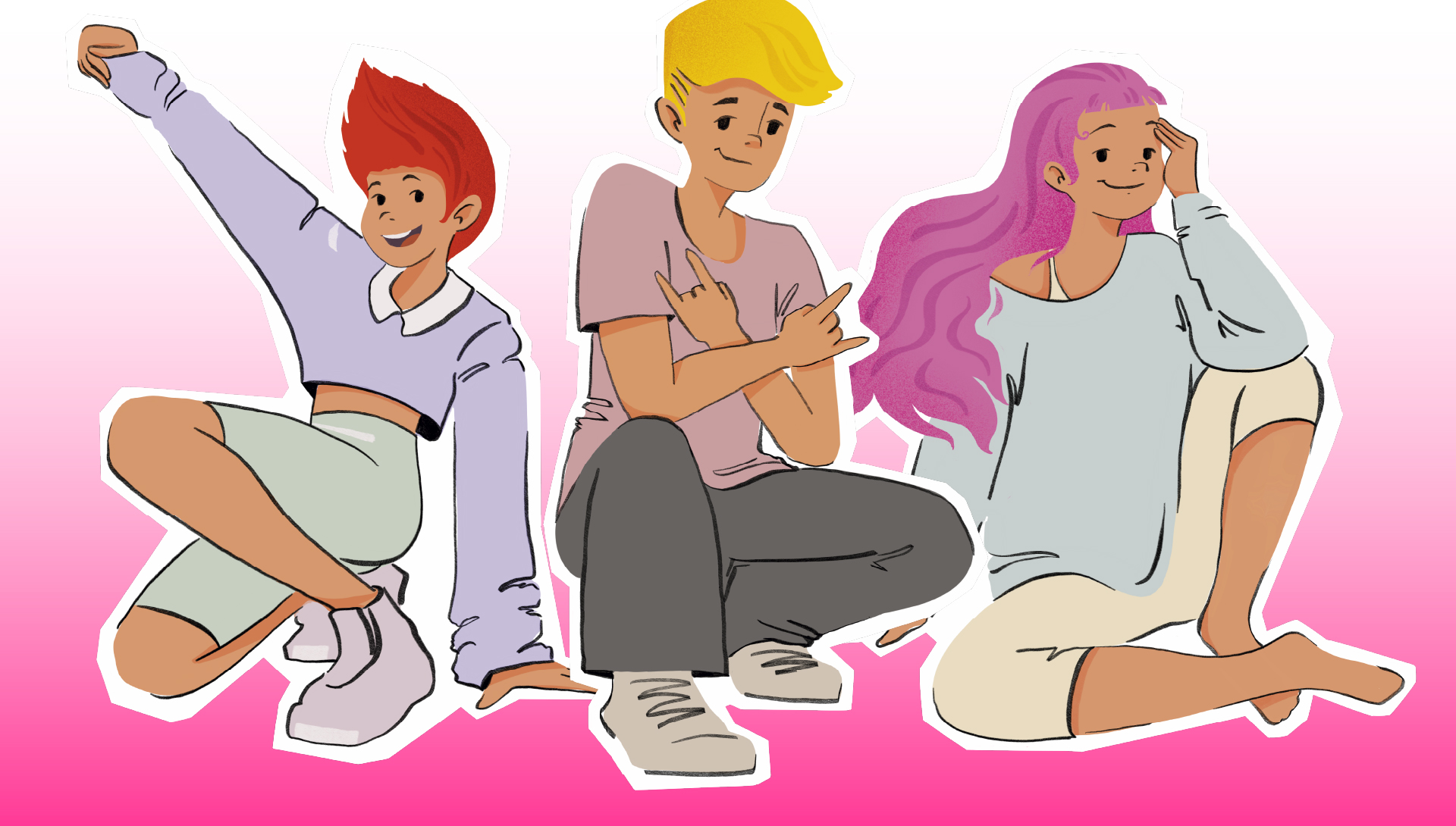 Дизайн персонажей для упаковки красок для волос — Изображение №4 — Брендинг, Иллюстрация на Dprofile