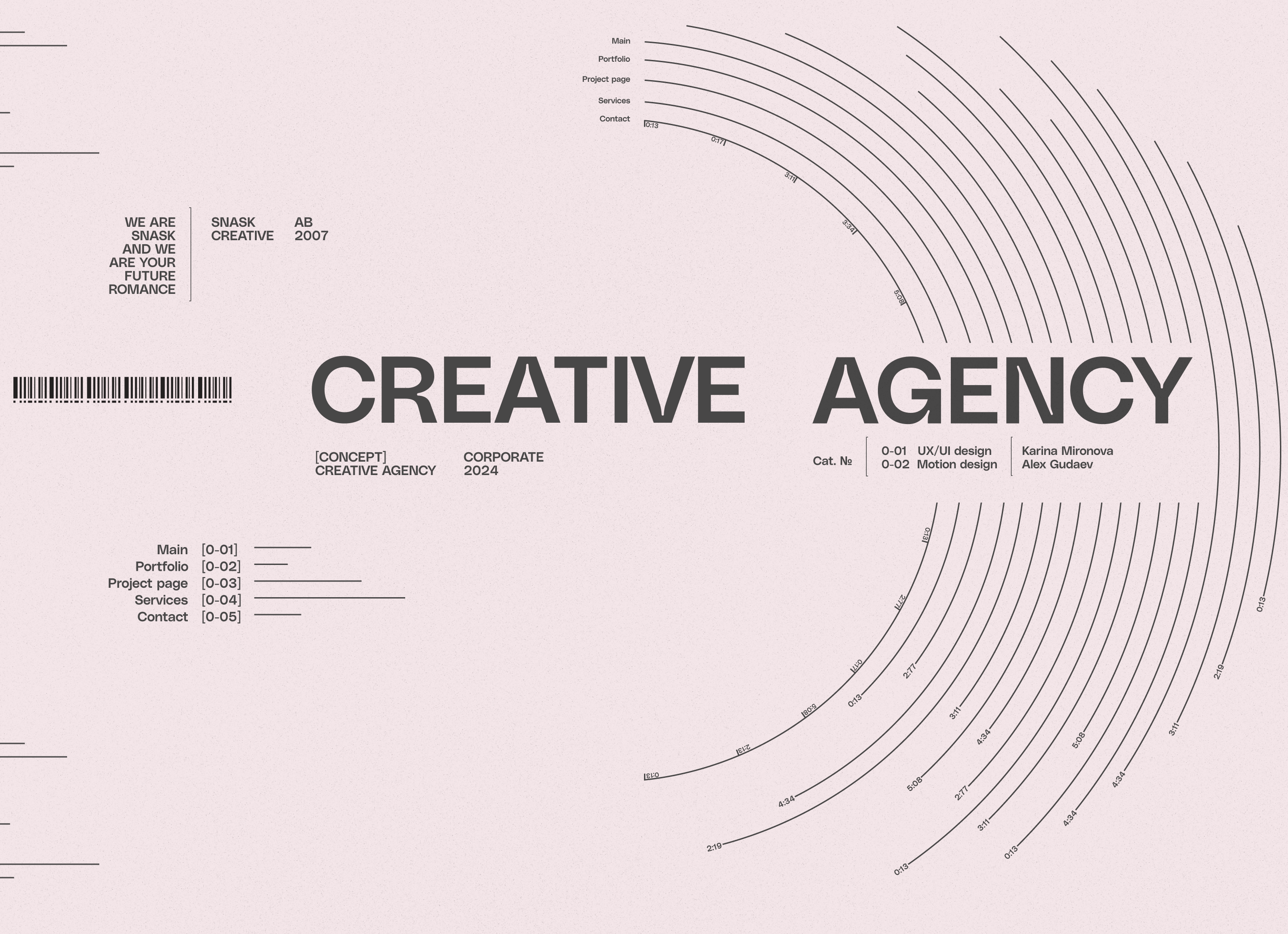 SNASK — Creative agency — Изображение №1 — Интерфейсы, Брендинг на Dprofile