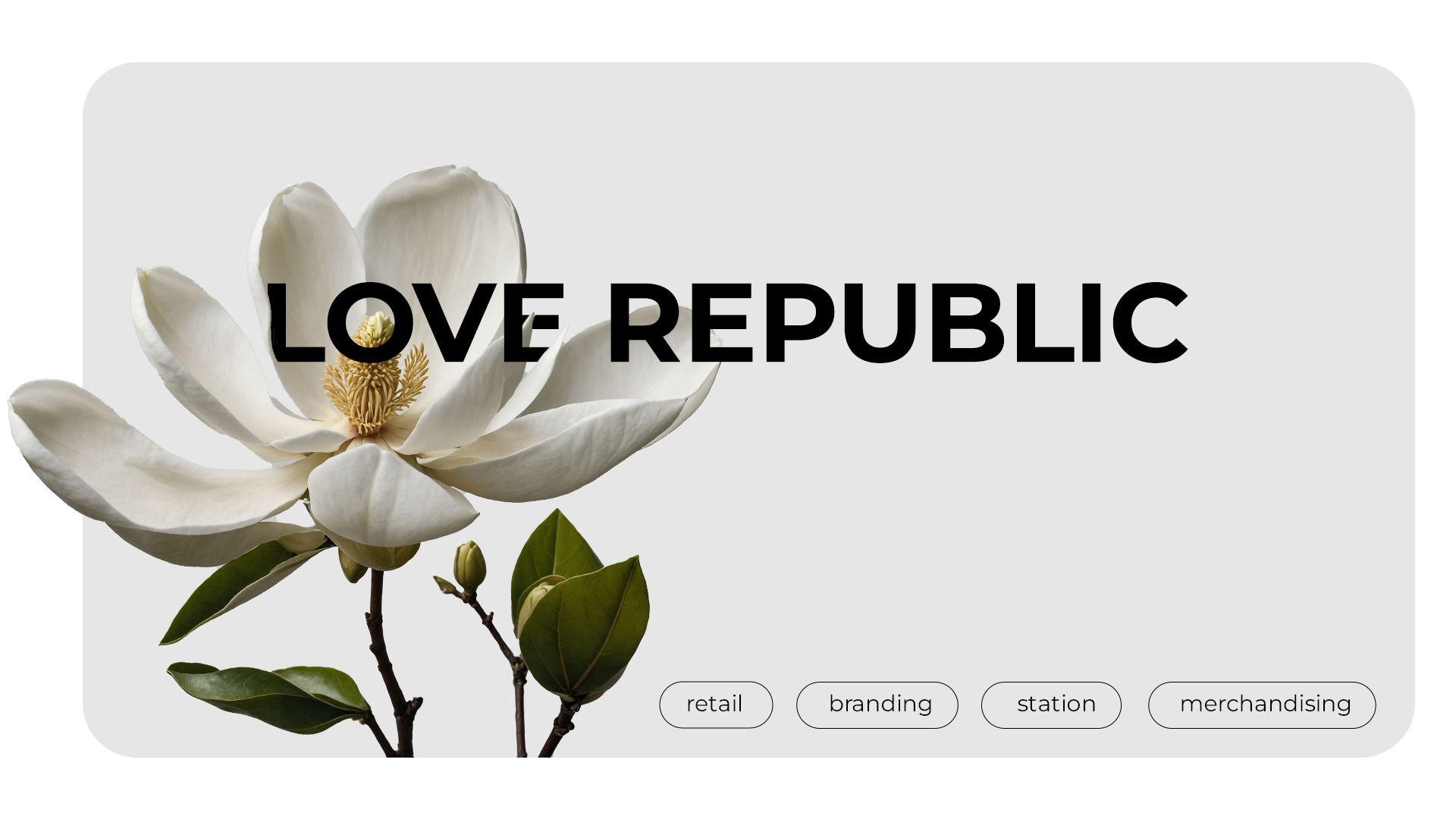Love Republic | Flower station — Изображение №1 — Брендинг, 3D на Dprofile