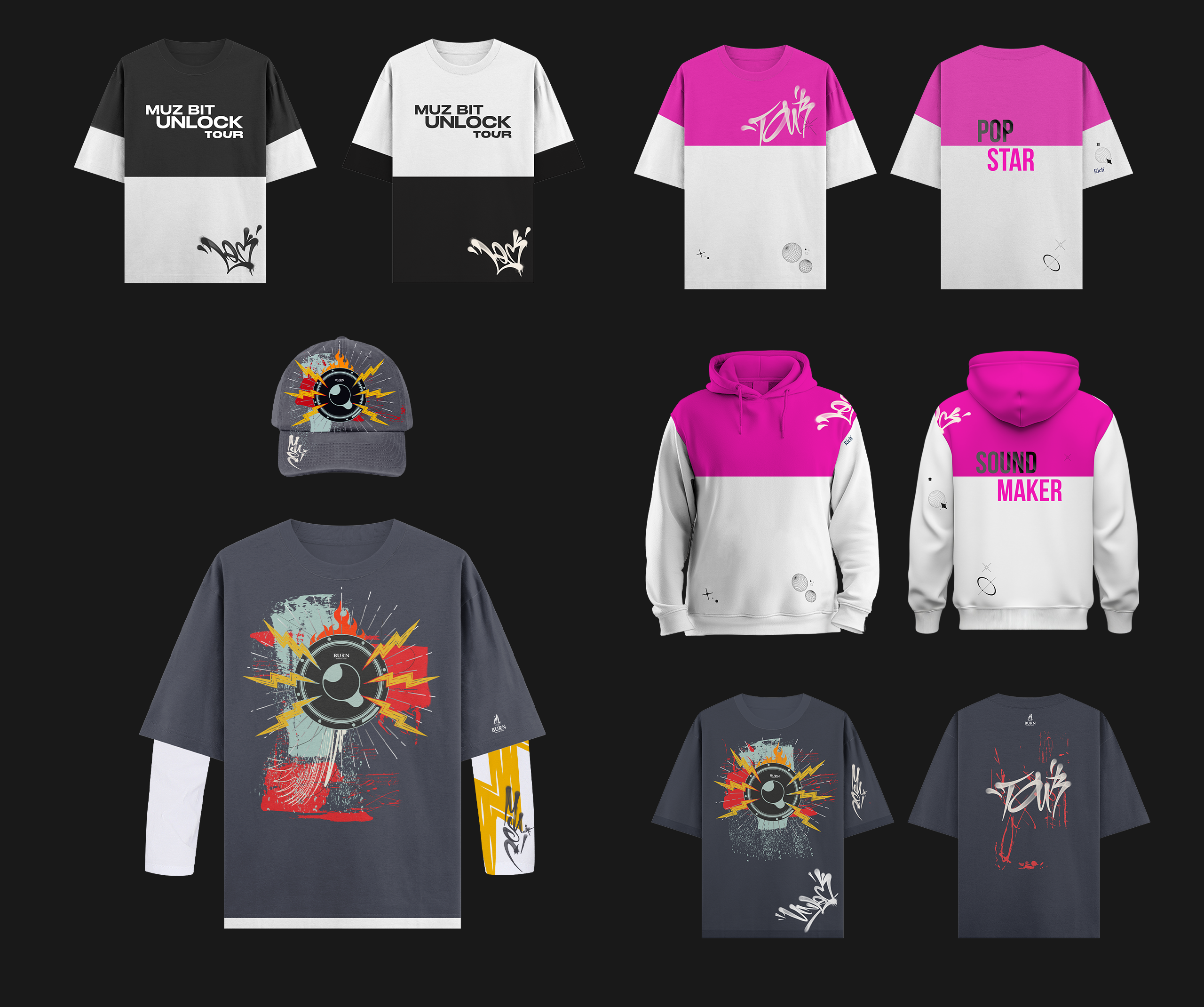 Rich® x BURN | MuzBit Unlock Tour — Изображение №14 — Брендинг, Маркетинг на Dprofile