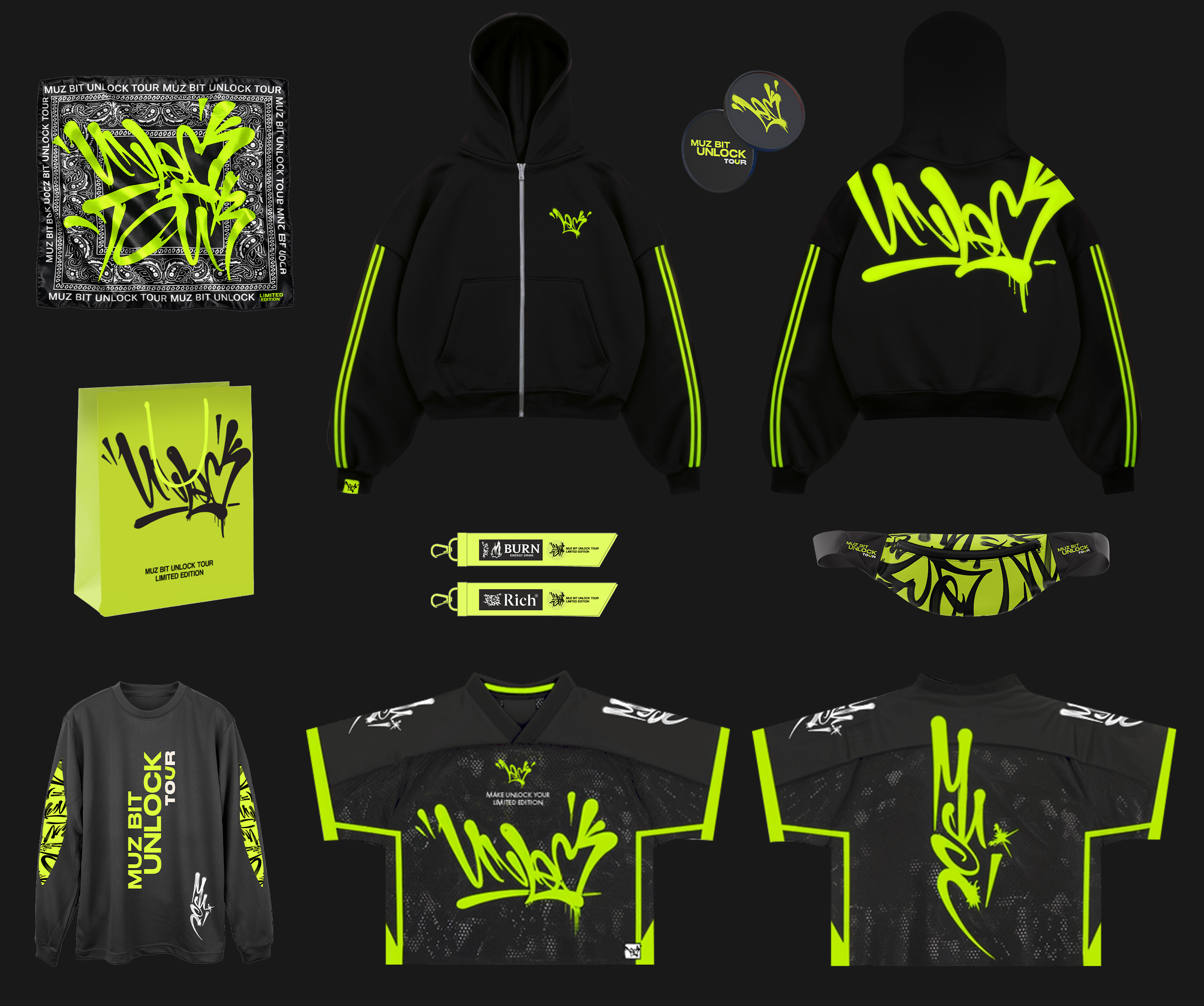 Rich® x BURN | MuzBit Unlock Tour — Изображение №12 — Брендинг, Маркетинг на Dprofile