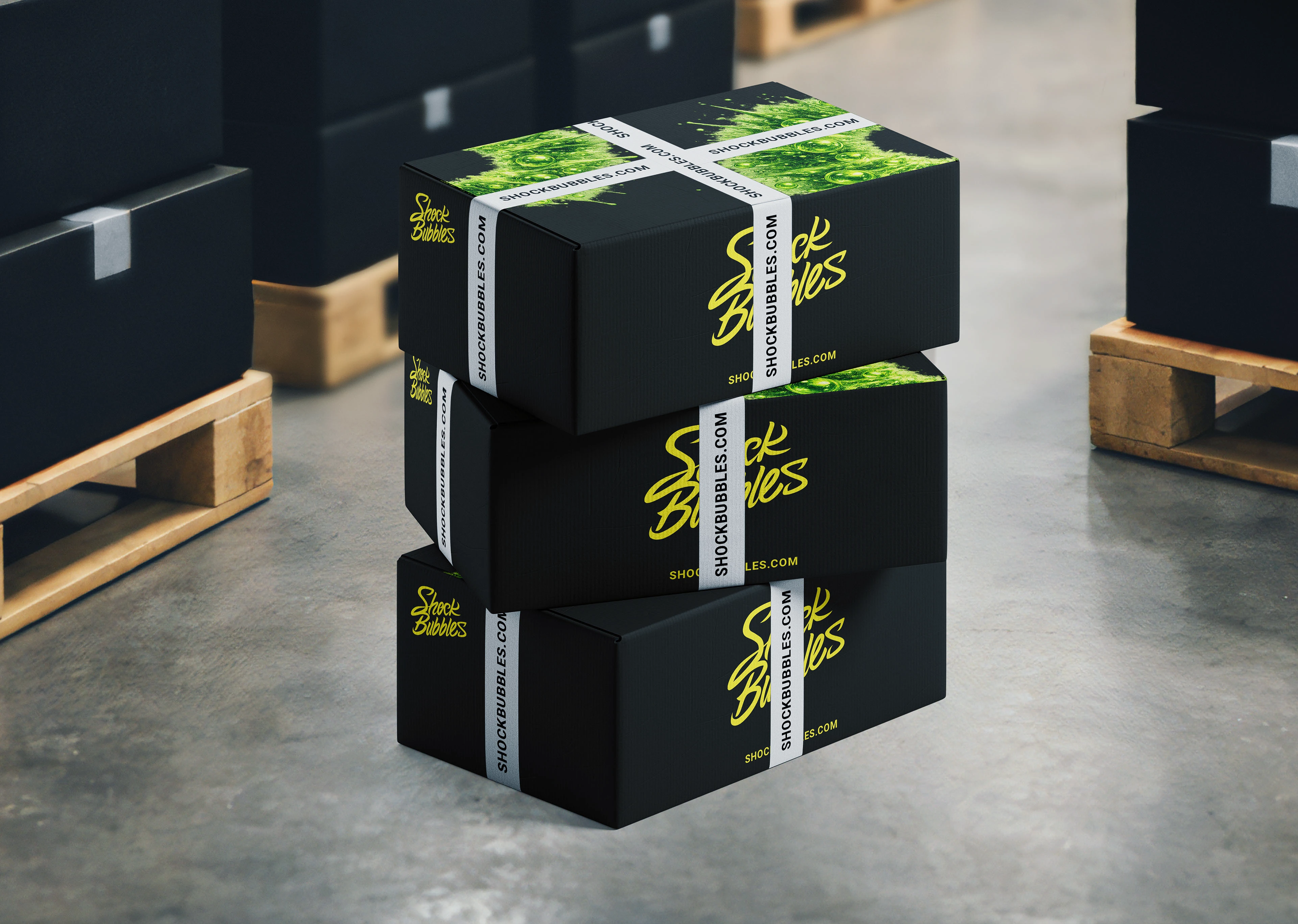 Shock Bubbles — напитки, брендинг & упаковка — Изображение №7 — Брендинг, Анимация на Dprofile