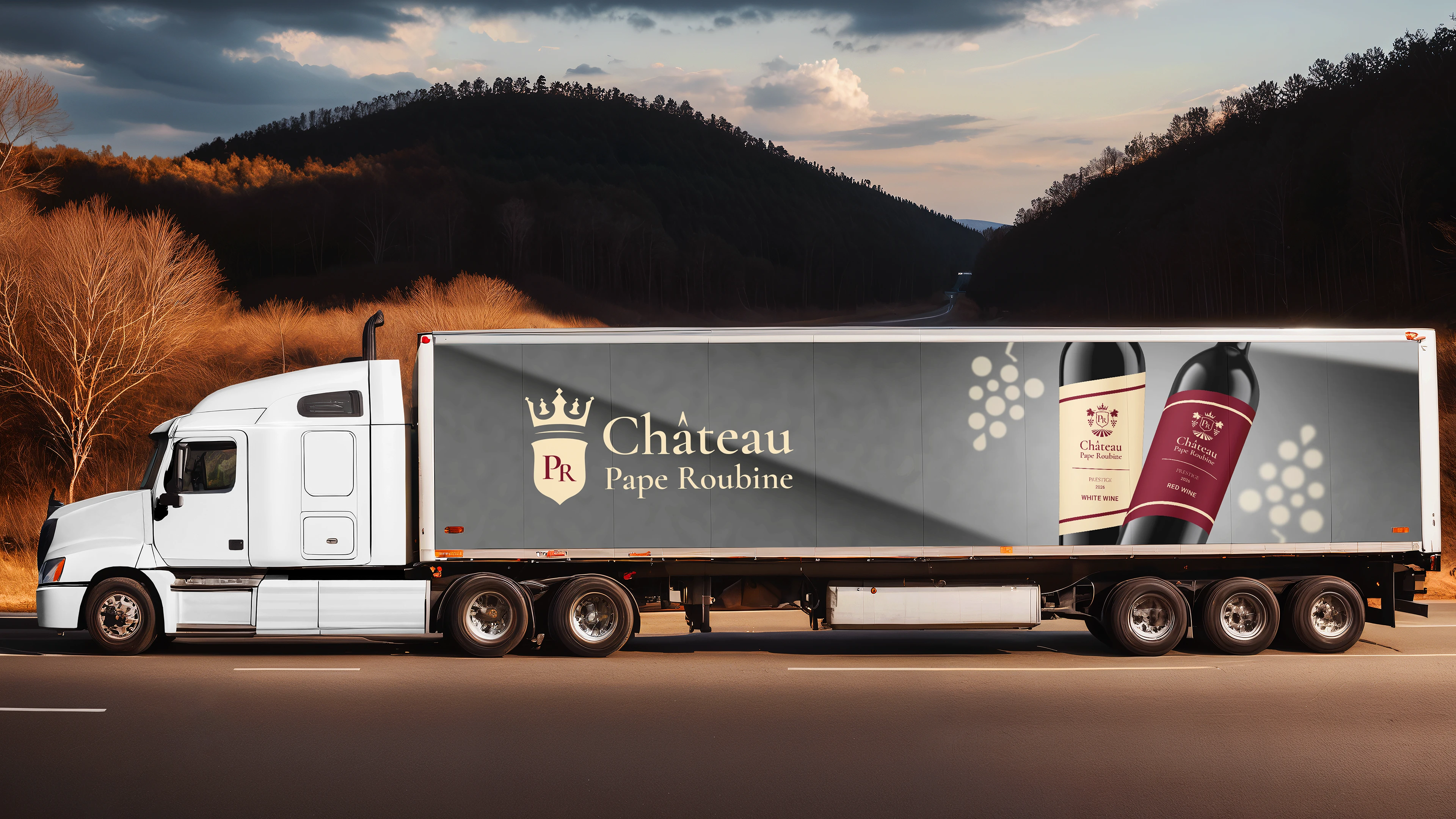 Château Pape Roubine — винный дом, брендинг & упаковка — Изображение №9 — Брендинг, Анимация на Dprofile