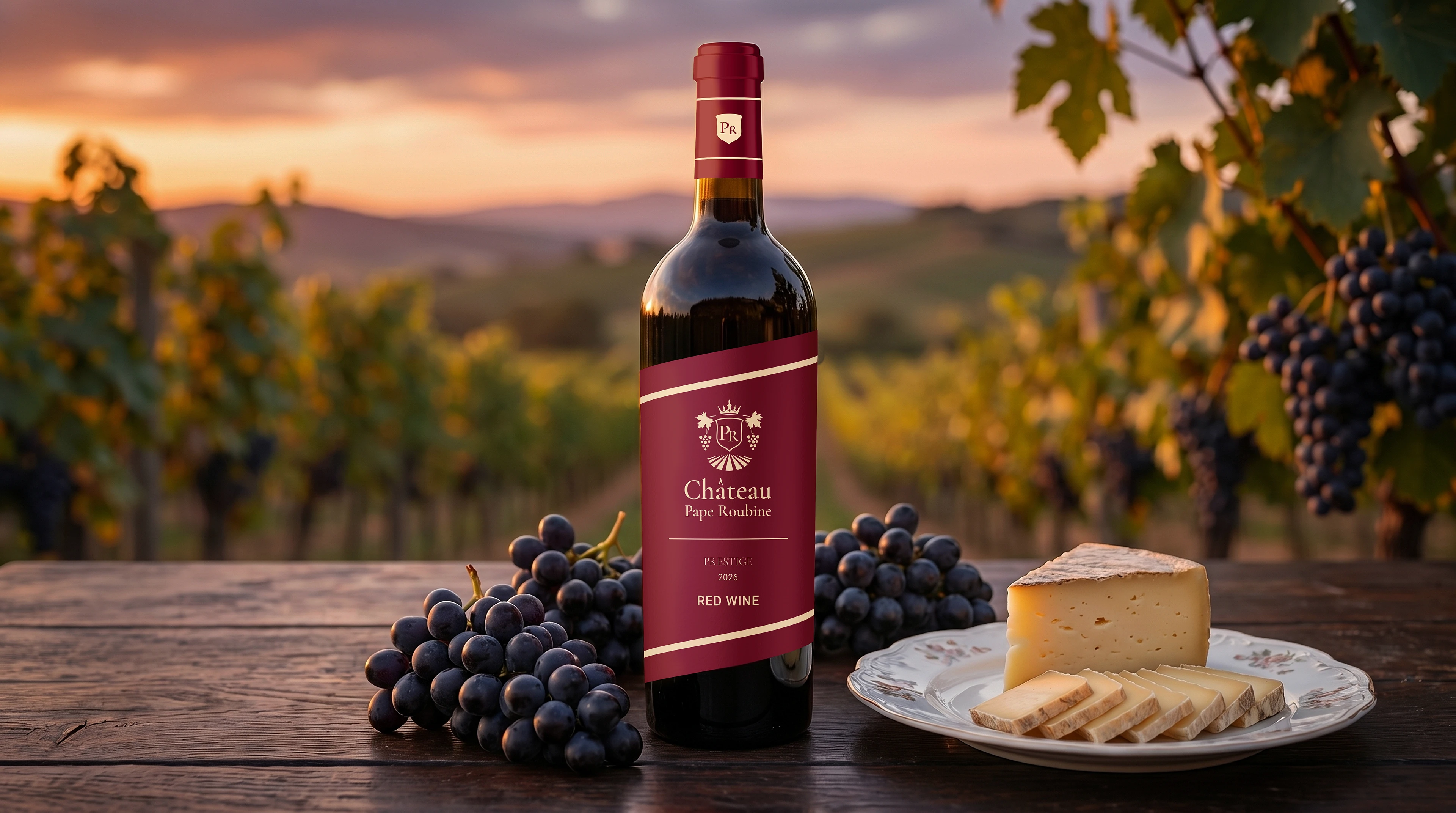 Château Pape Roubine — винный дом, брендинг & упаковка — Изображение №4 — Брендинг, Анимация на Dprofile