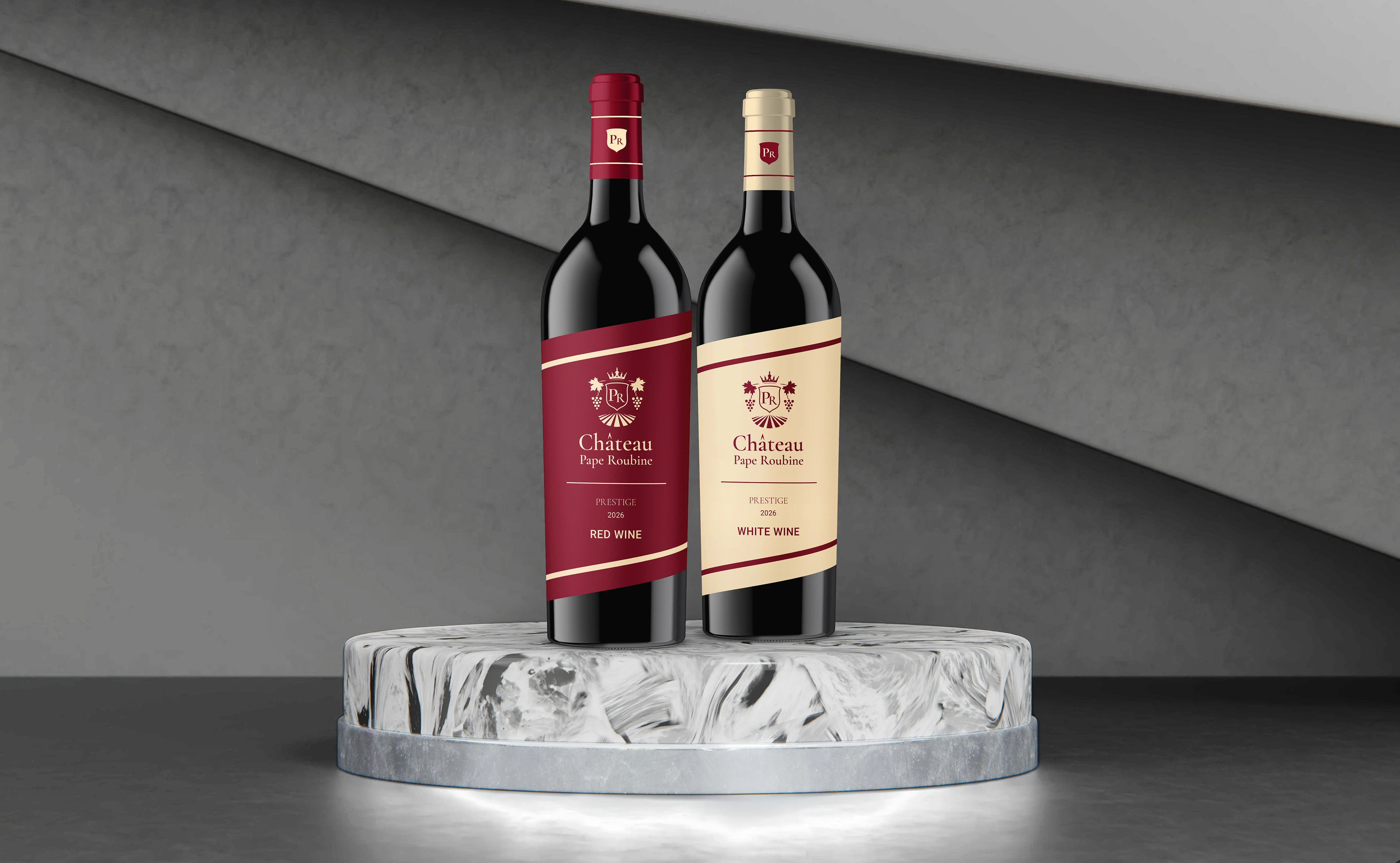 Château Pape Roubine — винный дом, брендинг & упаковка — Изображение №1 — Брендинг, Анимация на Dprofile
