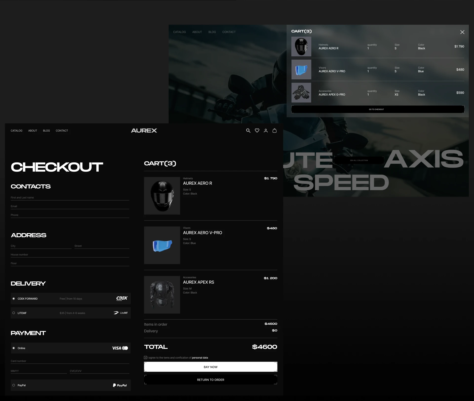 AUREX — Изображение №13 — Интерфейсы, 3D на Dprofile