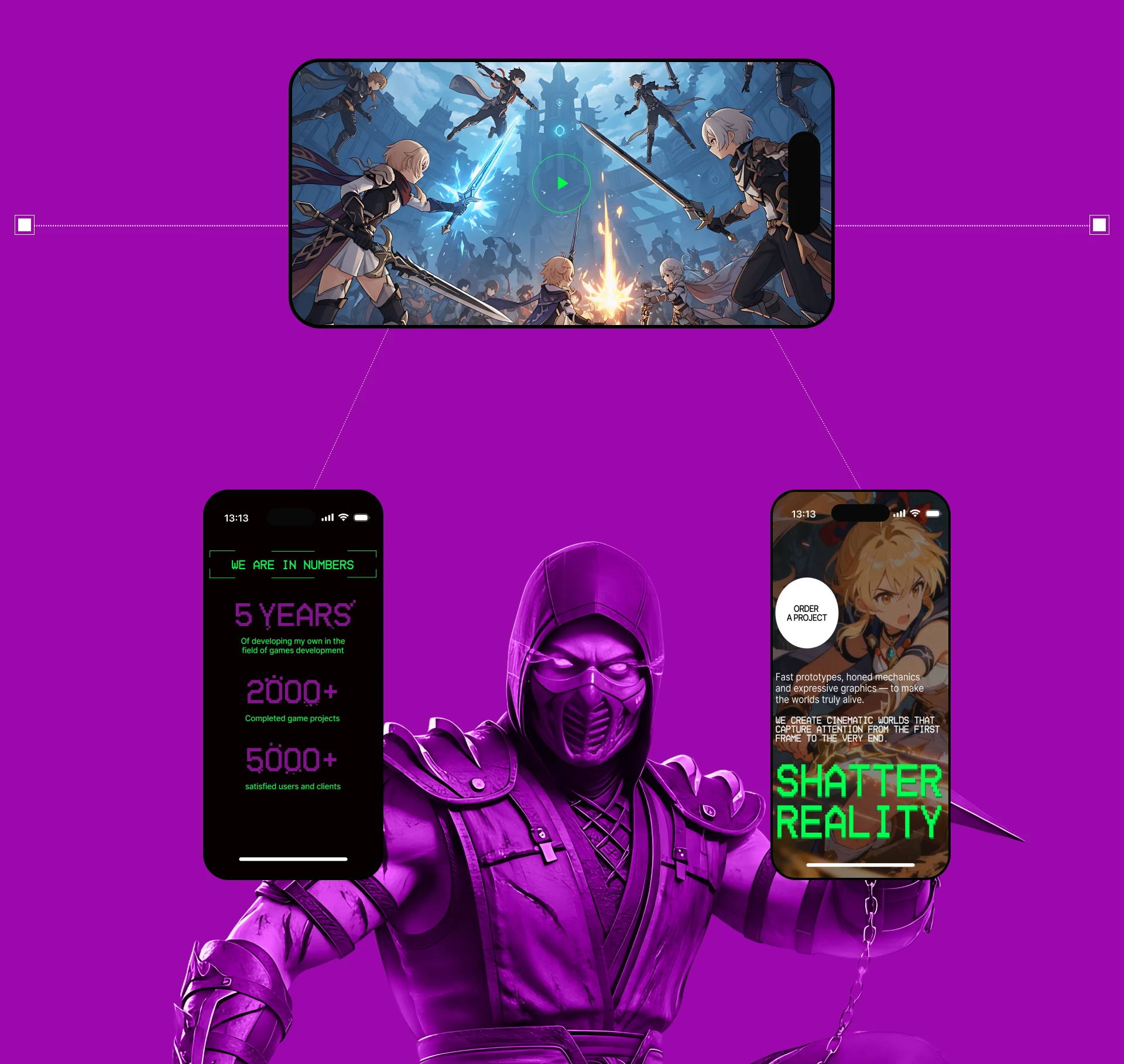 Vertex Studio | Корпоративный сайт — Изображение №4 — Интерфейсы, Брендинг на Dprofile