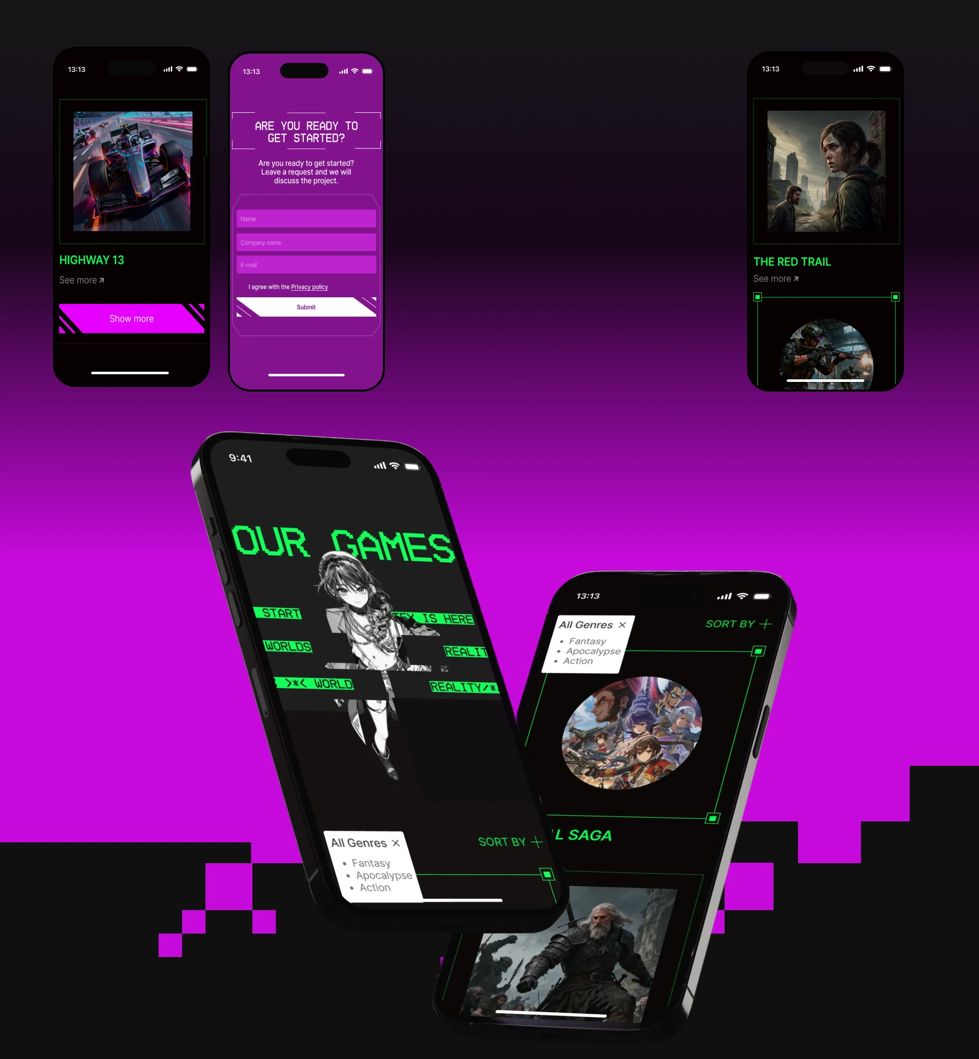 Vertex Studio | Корпоративный сайт — Изображение №6 — Интерфейсы, Брендинг на Dprofile