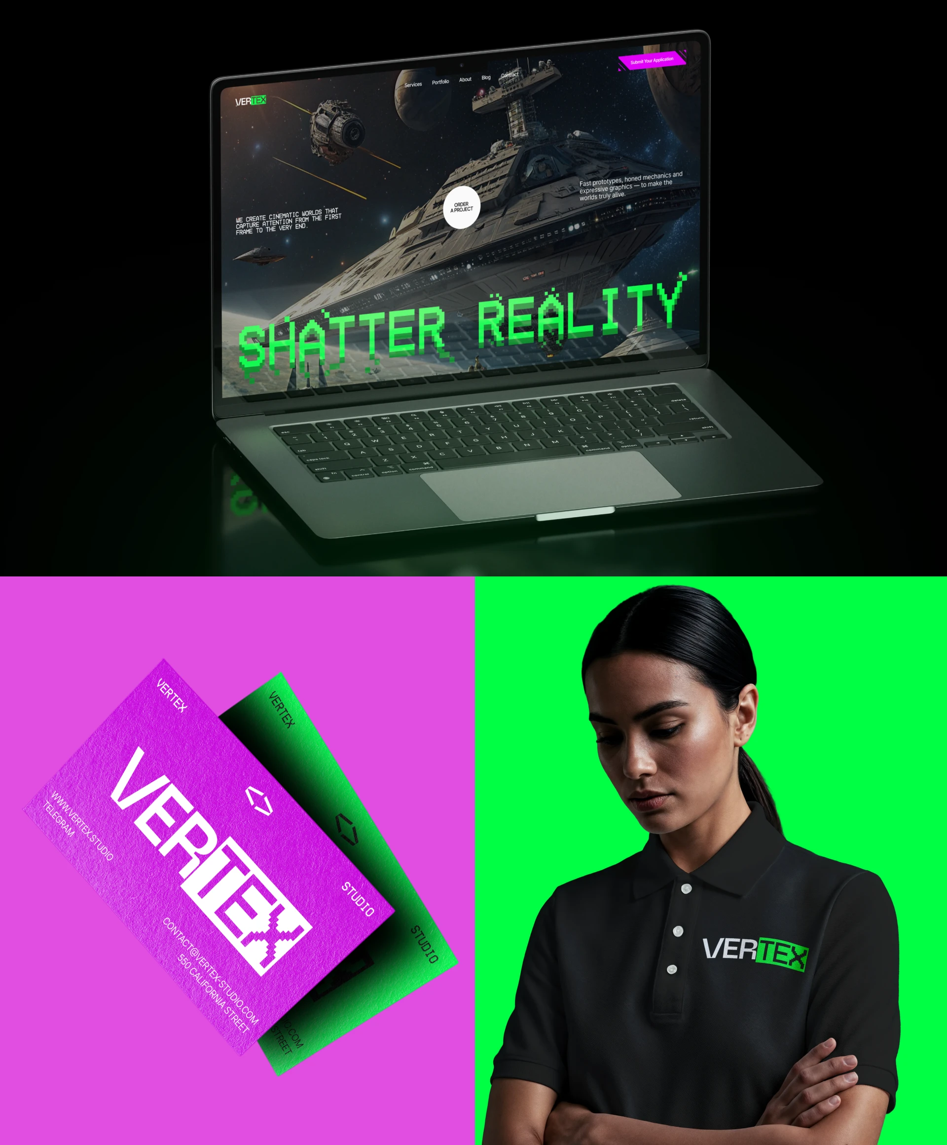 Vertex Studio | Корпоративный сайт — Изображение №5 — Интерфейсы, Брендинг на Dprofile