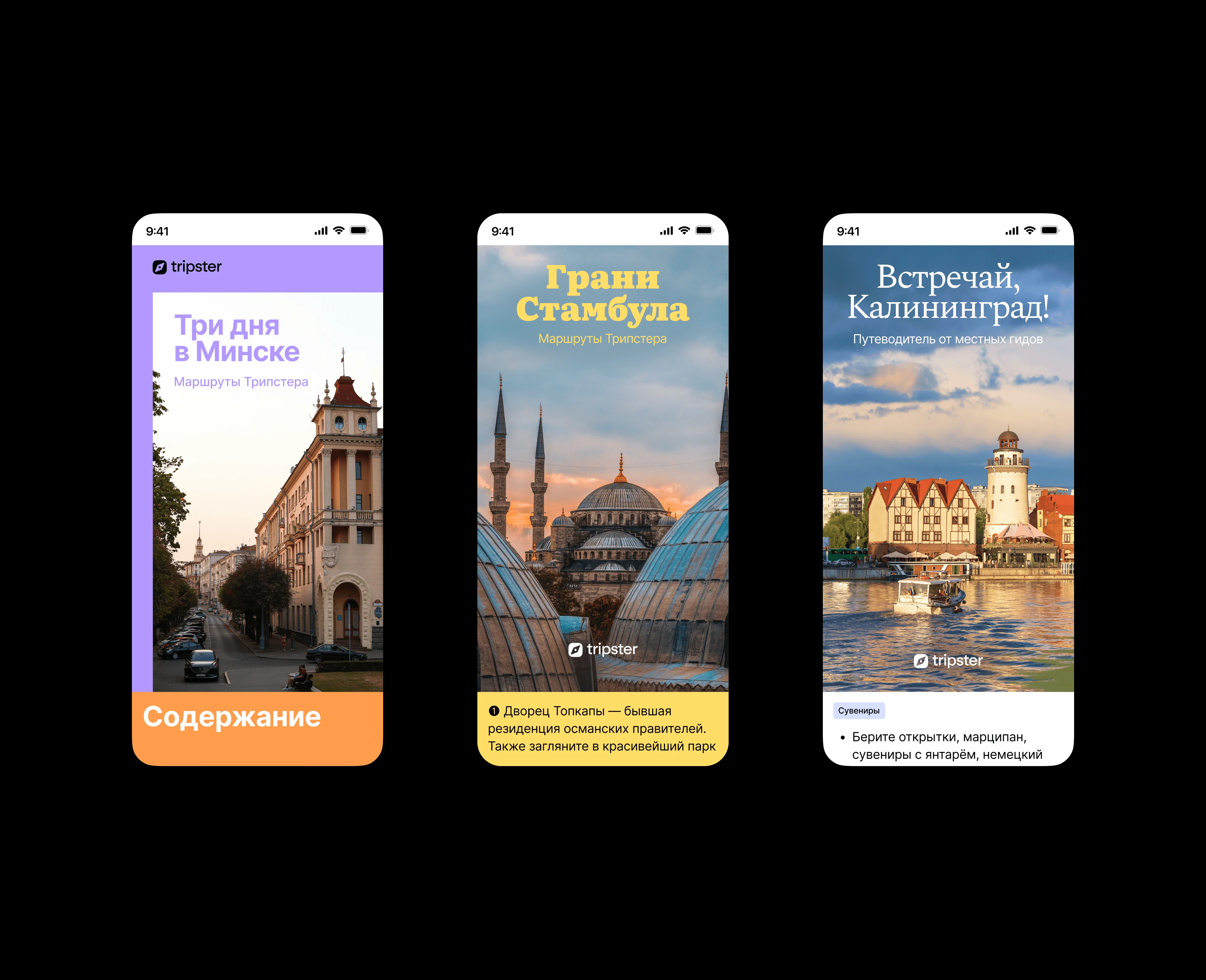 Tripster travel guides — Изображение №5 — Интерфейсы, Брендинг на Dprofile