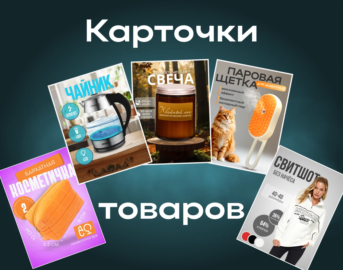 Карточки товаров для маркетплейсов — Изображение №1 — Графика на Dprofile