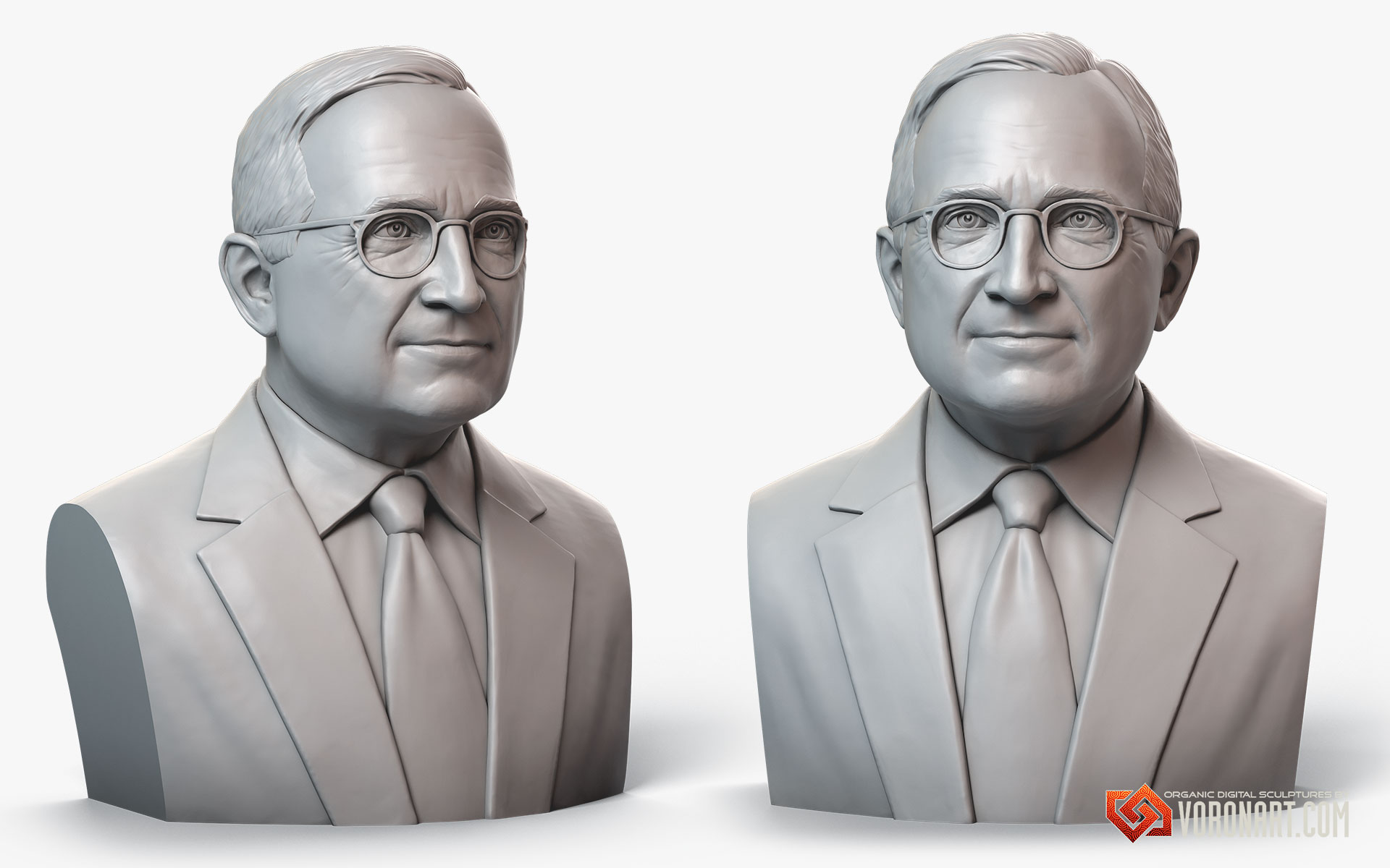 Портретные бюсты политиков — Изображение №5 — 3D, Промдизайн на Dprofile
