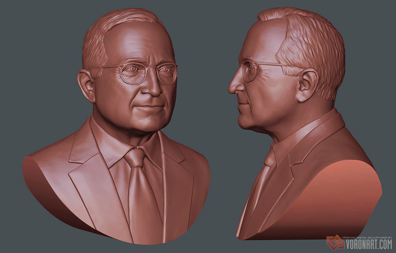 Портретные бюсты политиков — Изображение №14 — 3D, Промдизайн на Dprofile