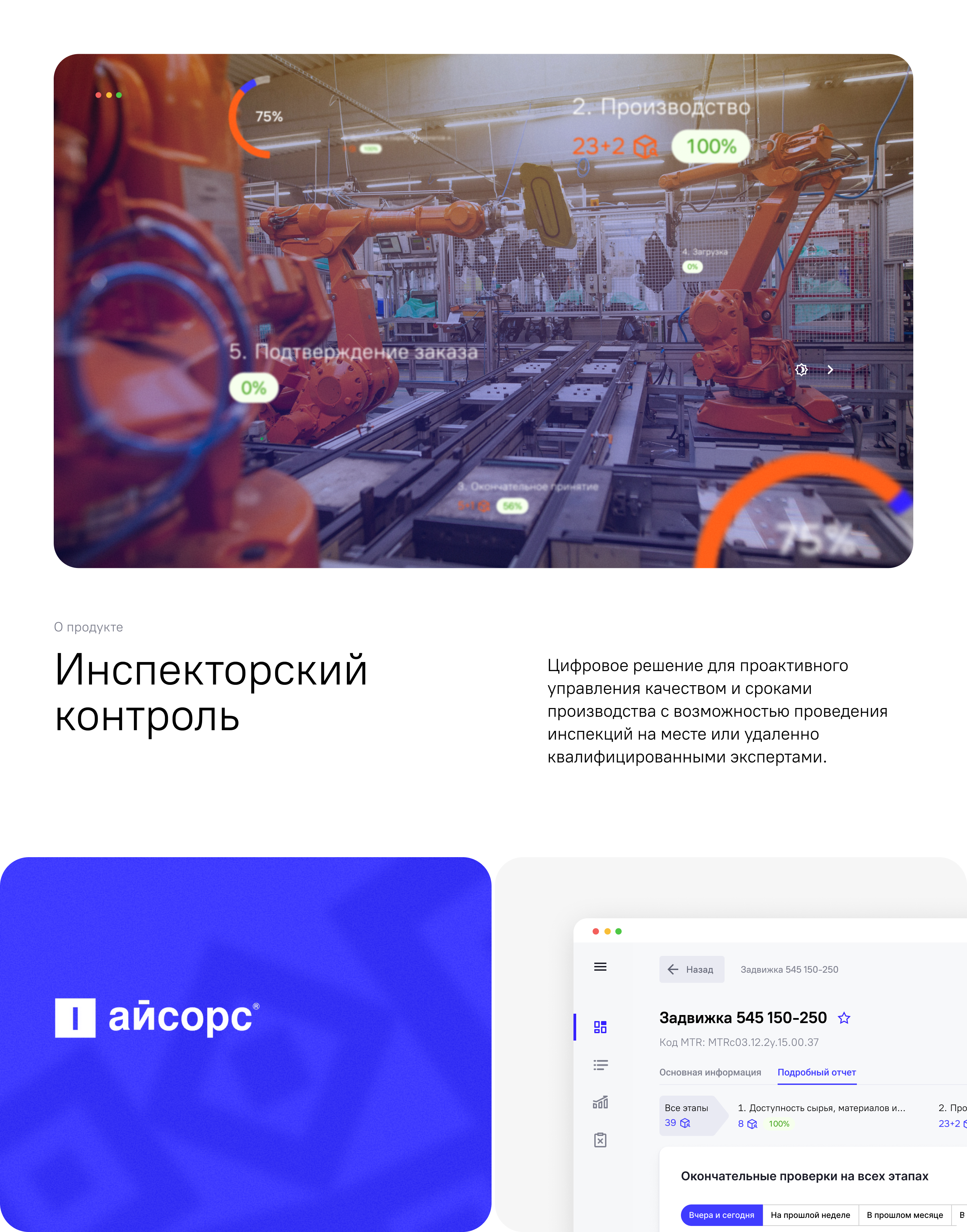 Инспектор – Контроль качества SaaS-панели управления и UX/UI — Изображение №1 — Интерфейсы на Dprofile