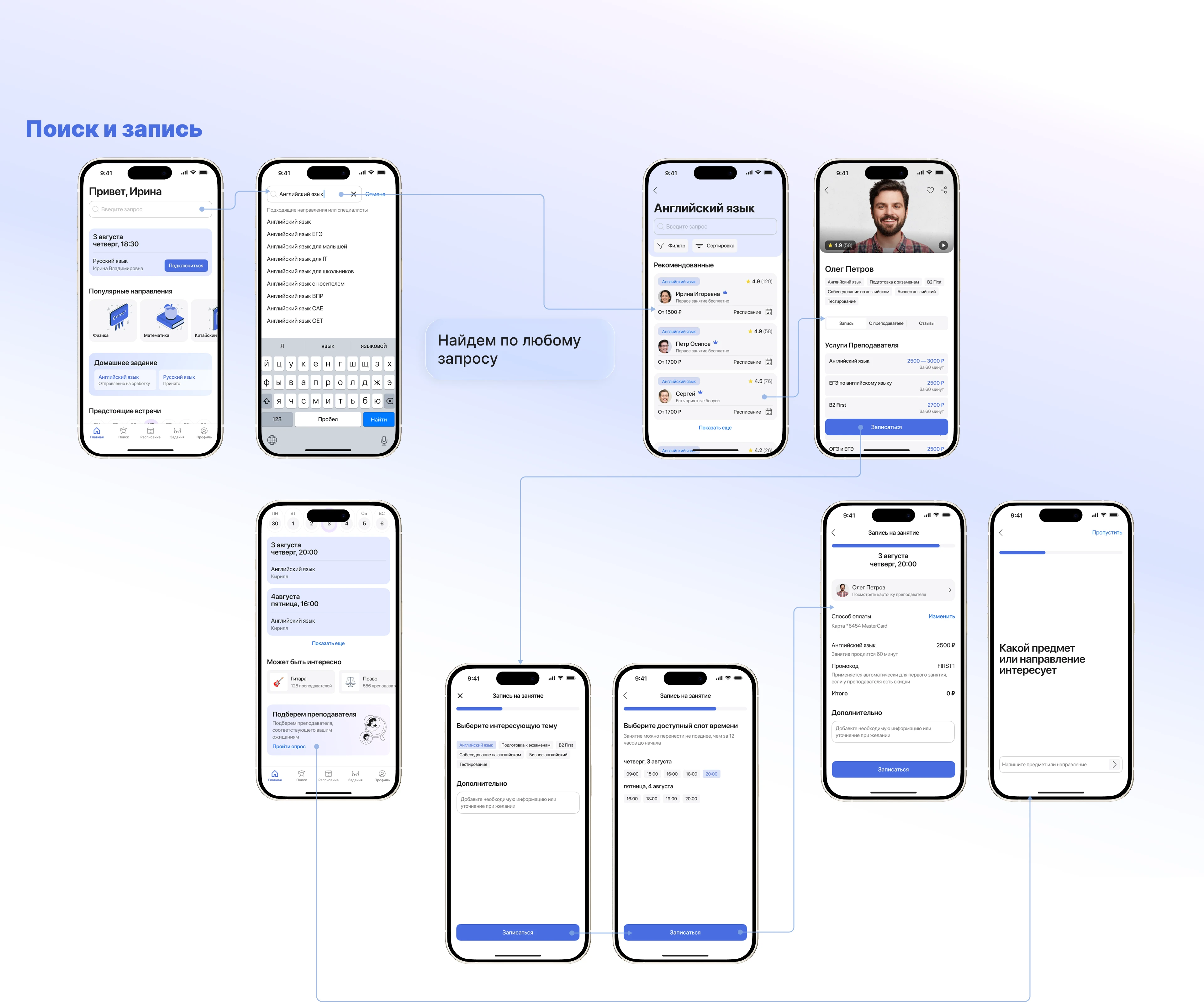 Search tutor | mobile app — Изображение №11 — Интерфейсы на Dprofile