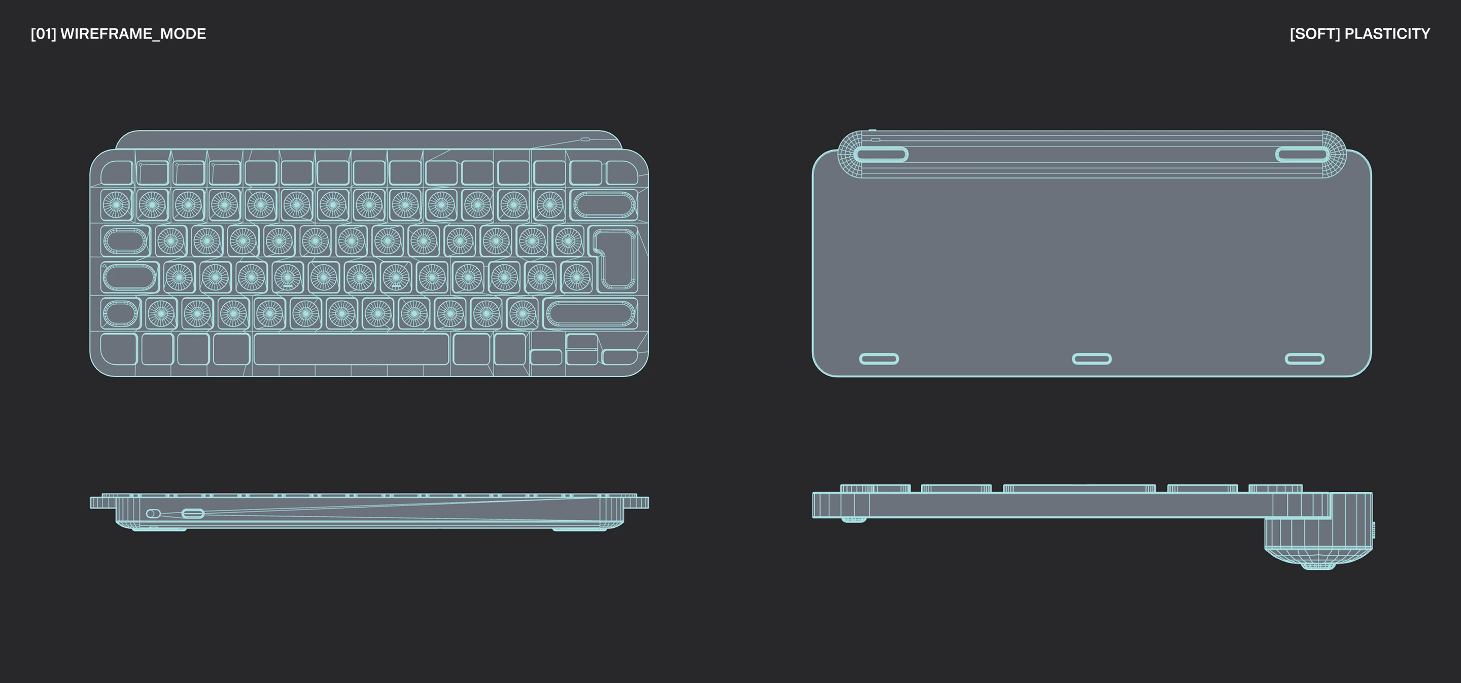 Logitech MX Keys Mini | 3D визуализация — Изображение №4 — 3D на Dprofile