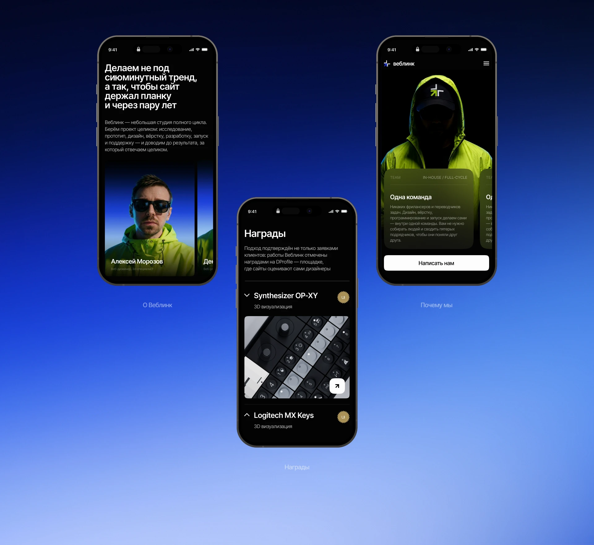 Веблинк — Изображение №16 — Интерфейсы, 3D на Dprofile