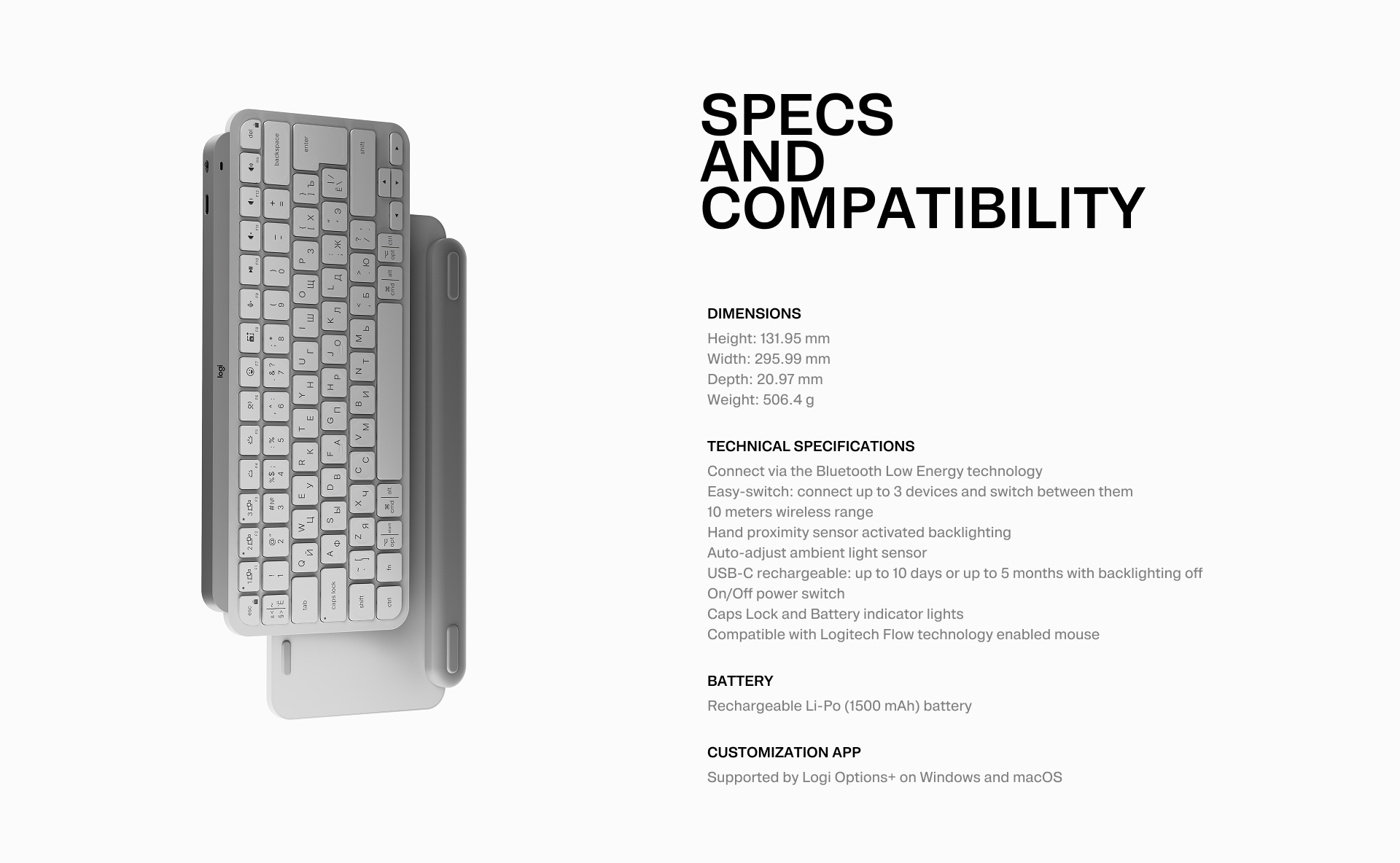 Logitech MX Keys Mini  |  3D визуализация — Изображение №8 — 3D, Промдизайн на Dprofile