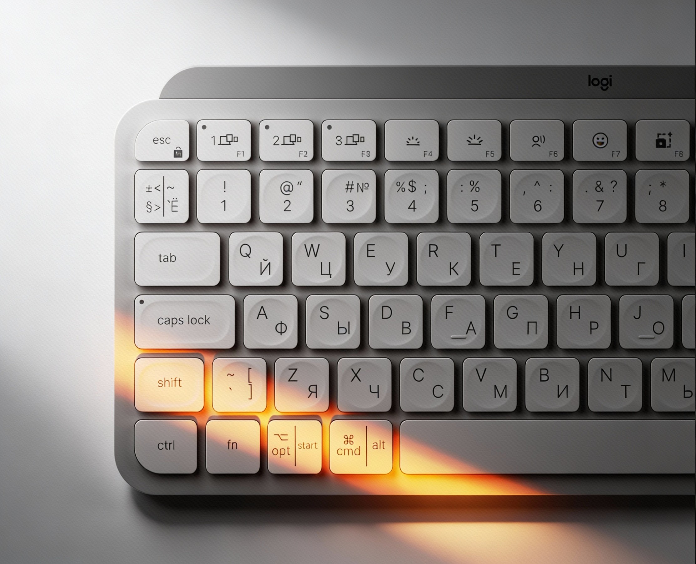 Logitech MX Keys Mini  |  3D визуализация — 3D, Промдизайн на Dprofile