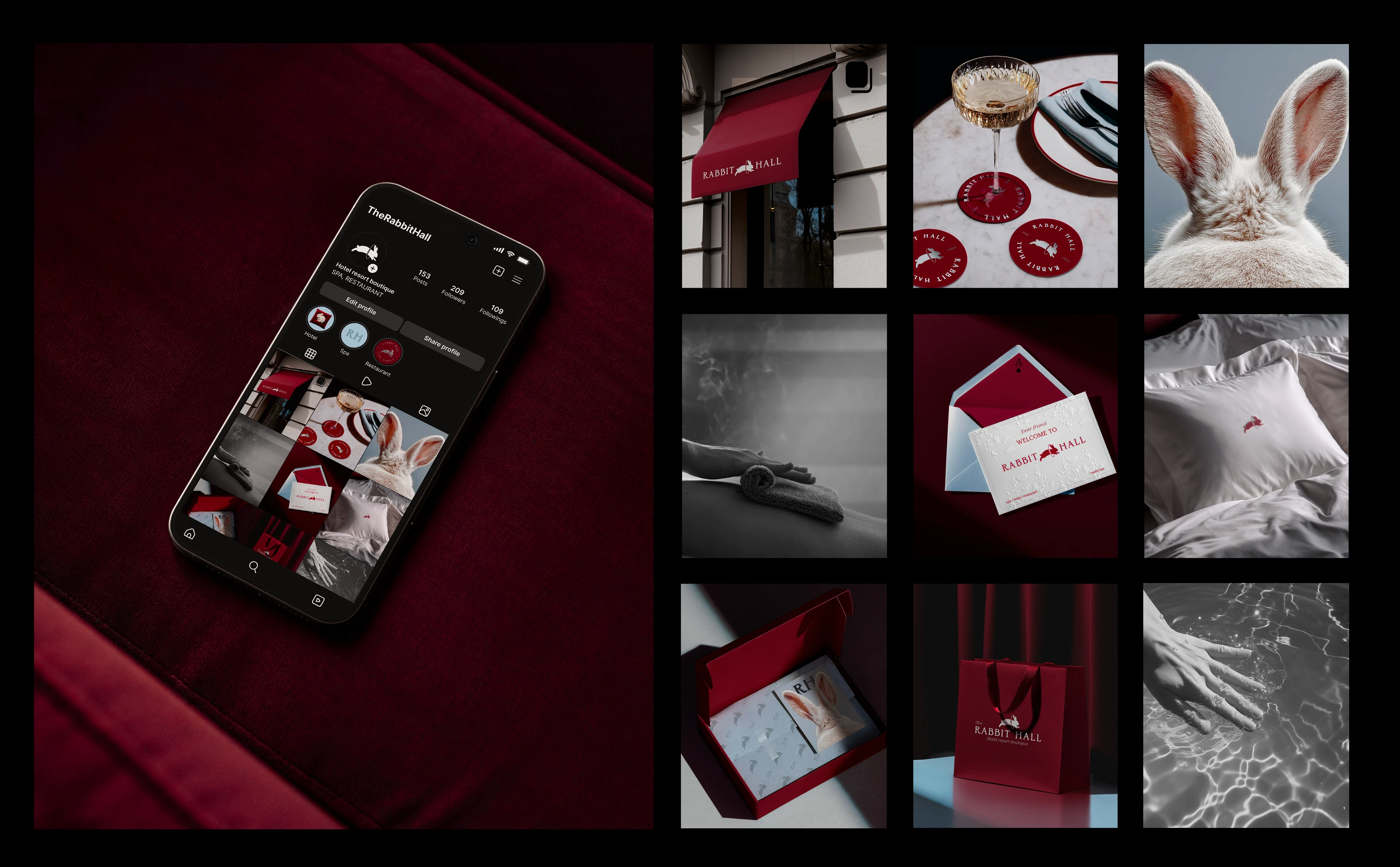 RABBT HALL l Визуальная айдентика отеля — Изображение №16 — Брендинг на Dprofile