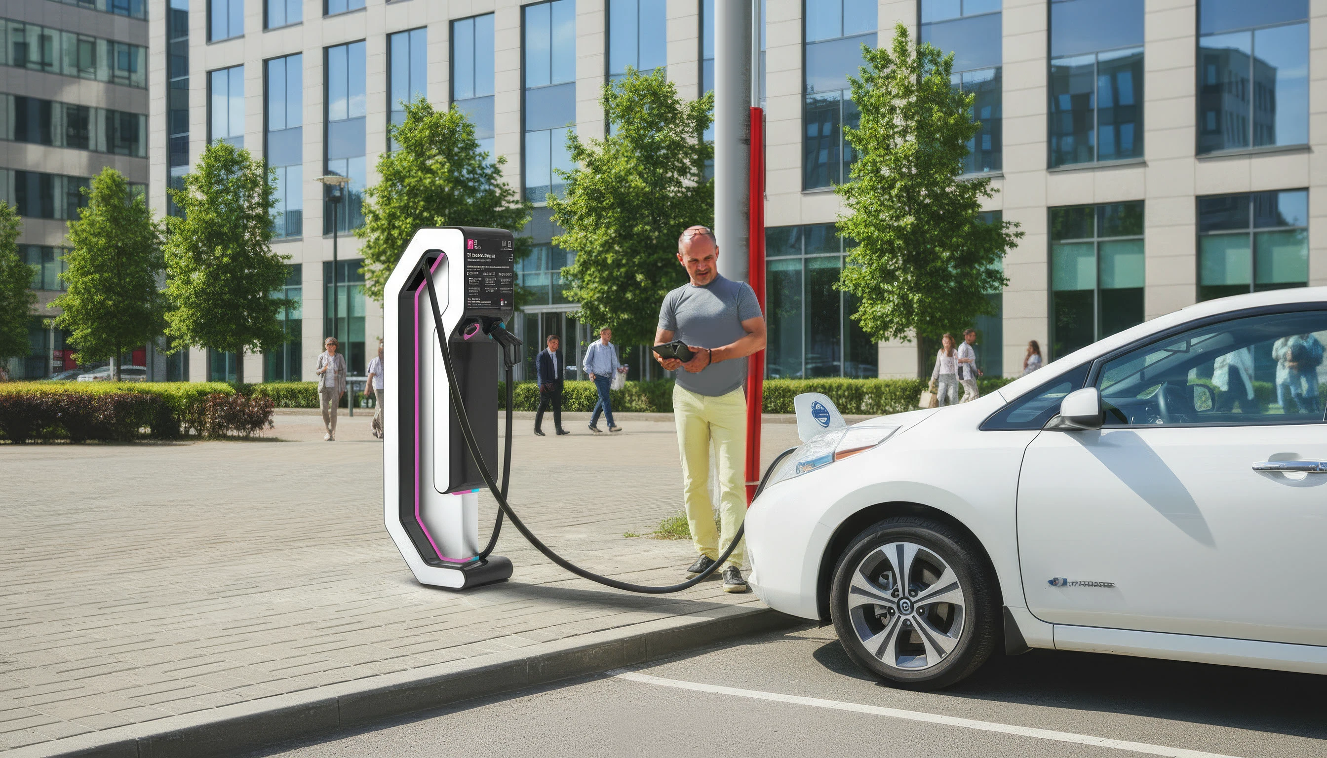 ЭЗС — электрическая зарядная станция — Изображение №13 — 3D, Промдизайн на Dprofile