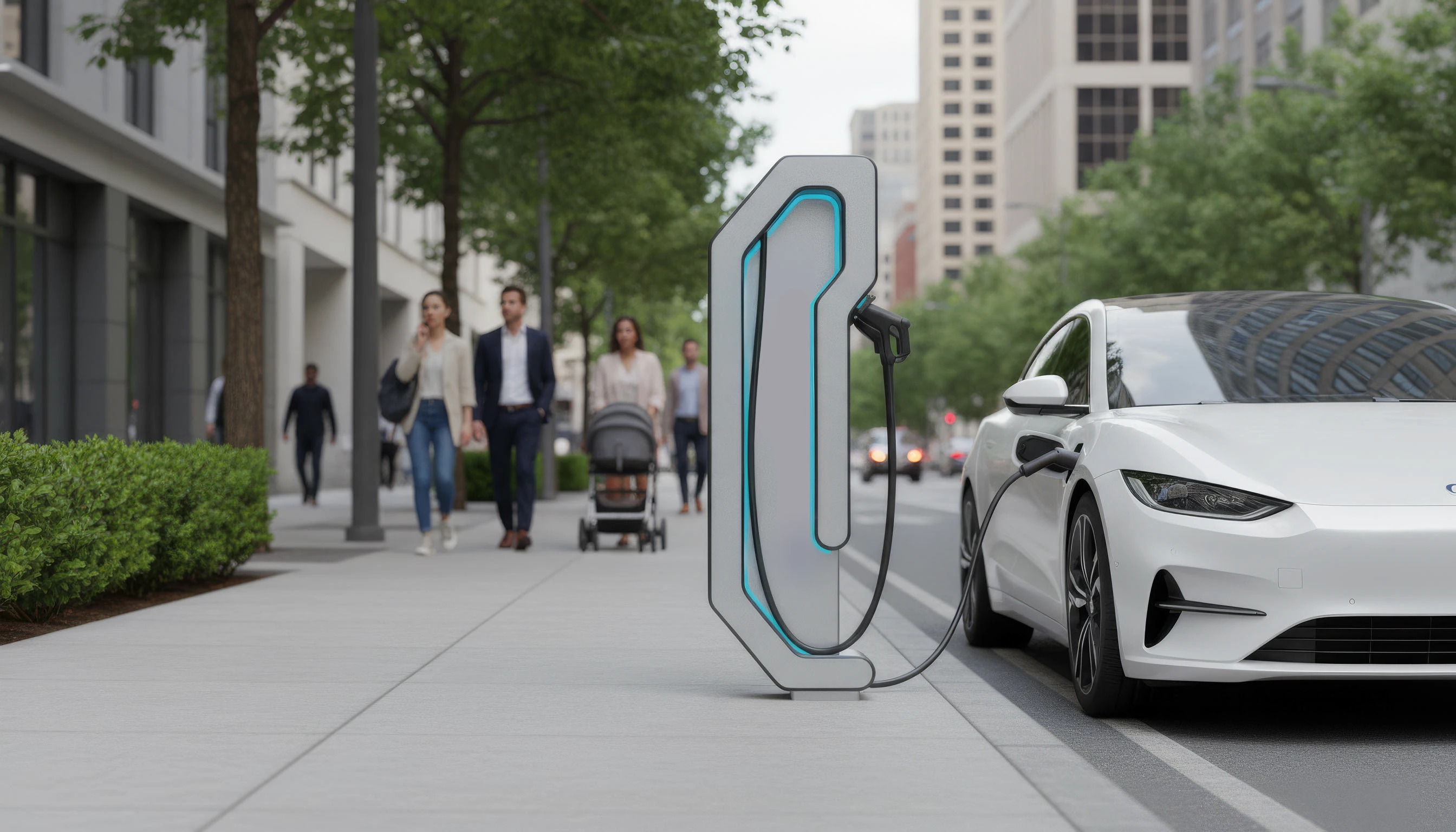 ЭЗС — электрическая зарядная станция — Изображение №5 — 3D, Промдизайн на Dprofile