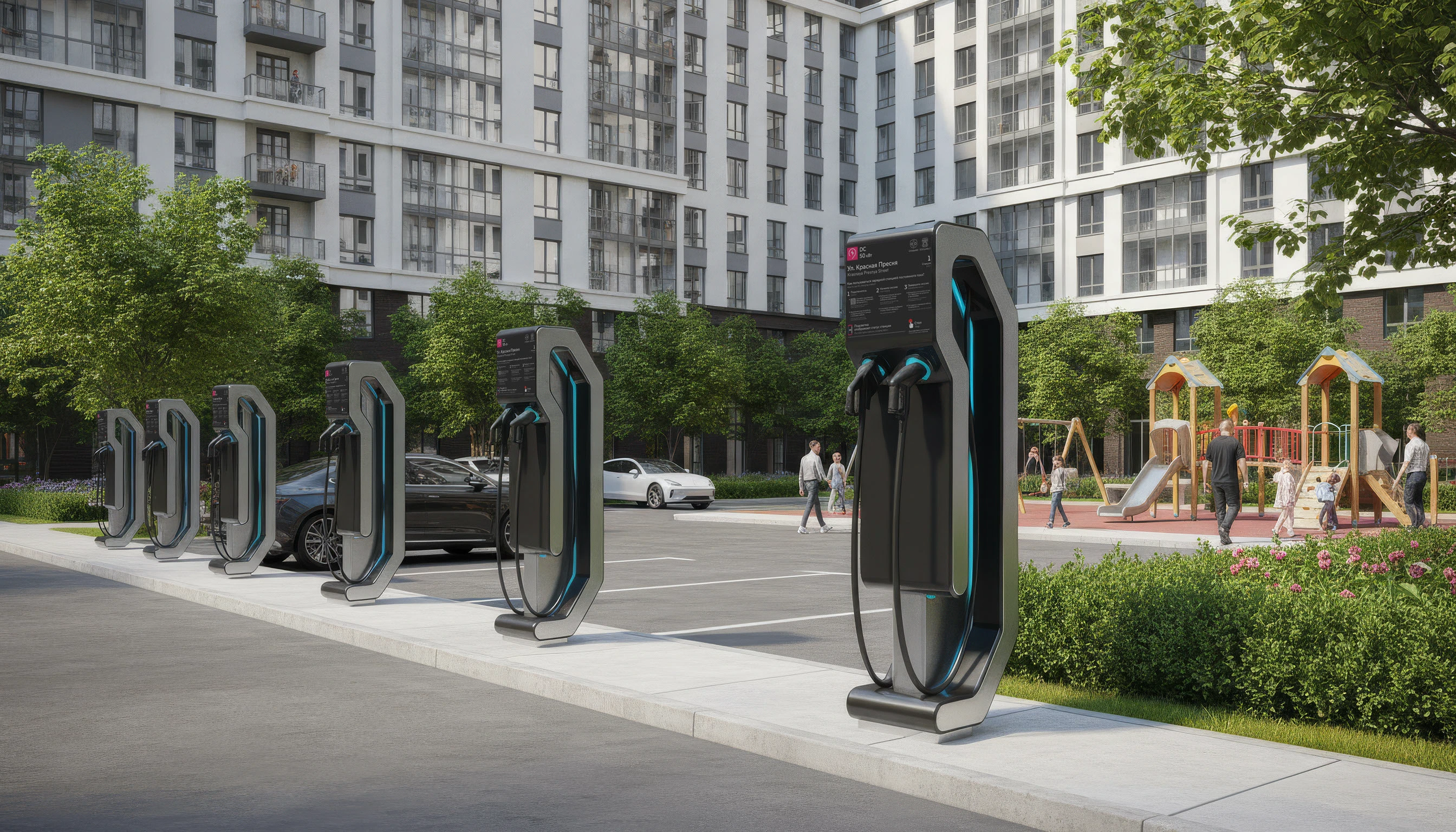ЭЗС — электрическая зарядная станция — Изображение №10 — 3D, Промдизайн на Dprofile